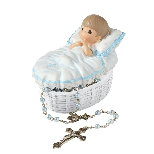 Precious Moments Baptism Rosary Set - Boy or Girl - Image 2