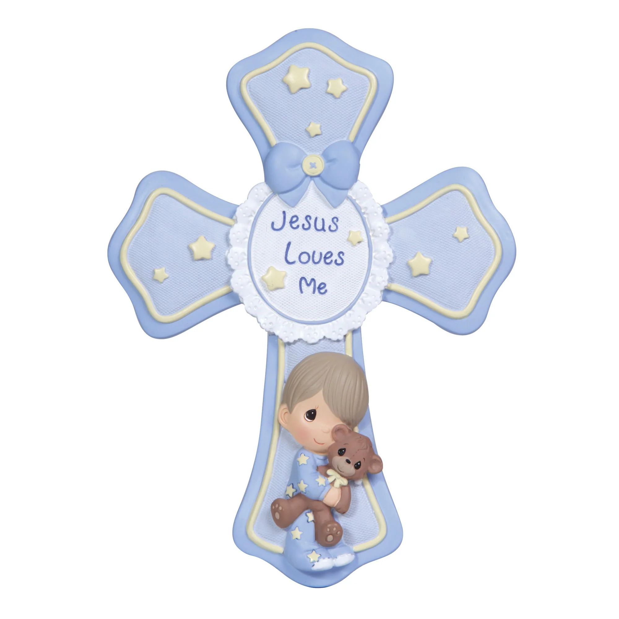 Precious Moments Jesus Loves Me Cross – Boy or Girl