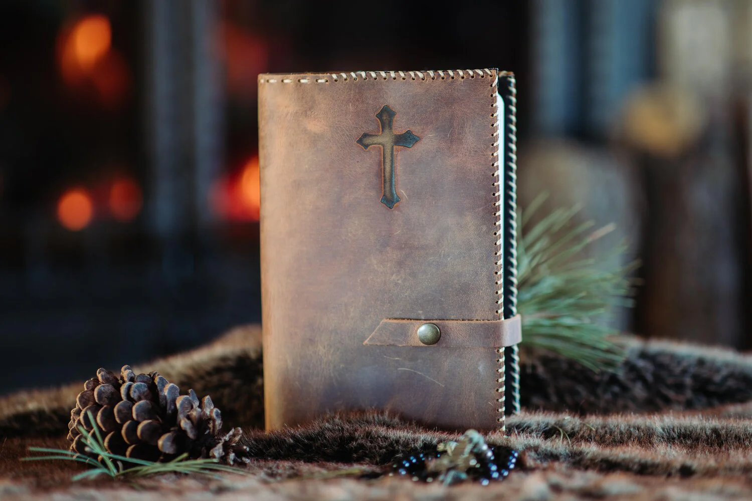 Premium Leather Bible Cover - Image 4