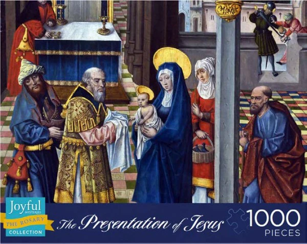 Presentation of Jesus 1000 Piece Puzzle (Mysteries of the Rosary Series) - Image 2