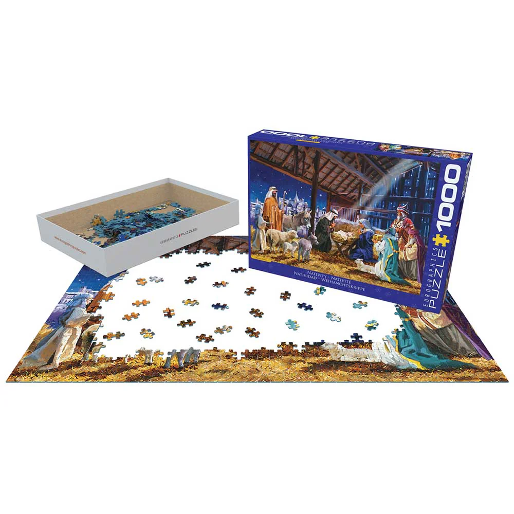 Presenting the Gifts Nativity Puzzle - 1000 Pieces - Image 3
