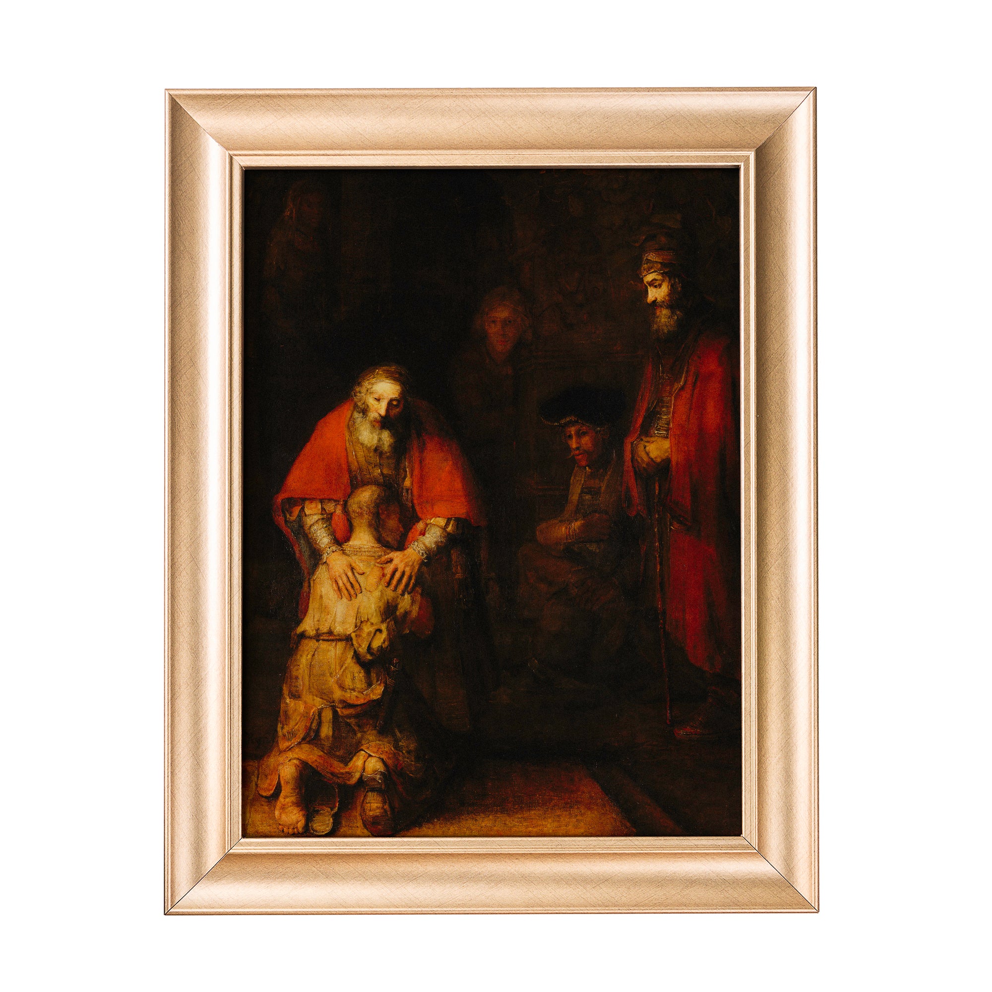 Prodigal Son Antique Gold Framed Print - Multiple Sizes - Image 3