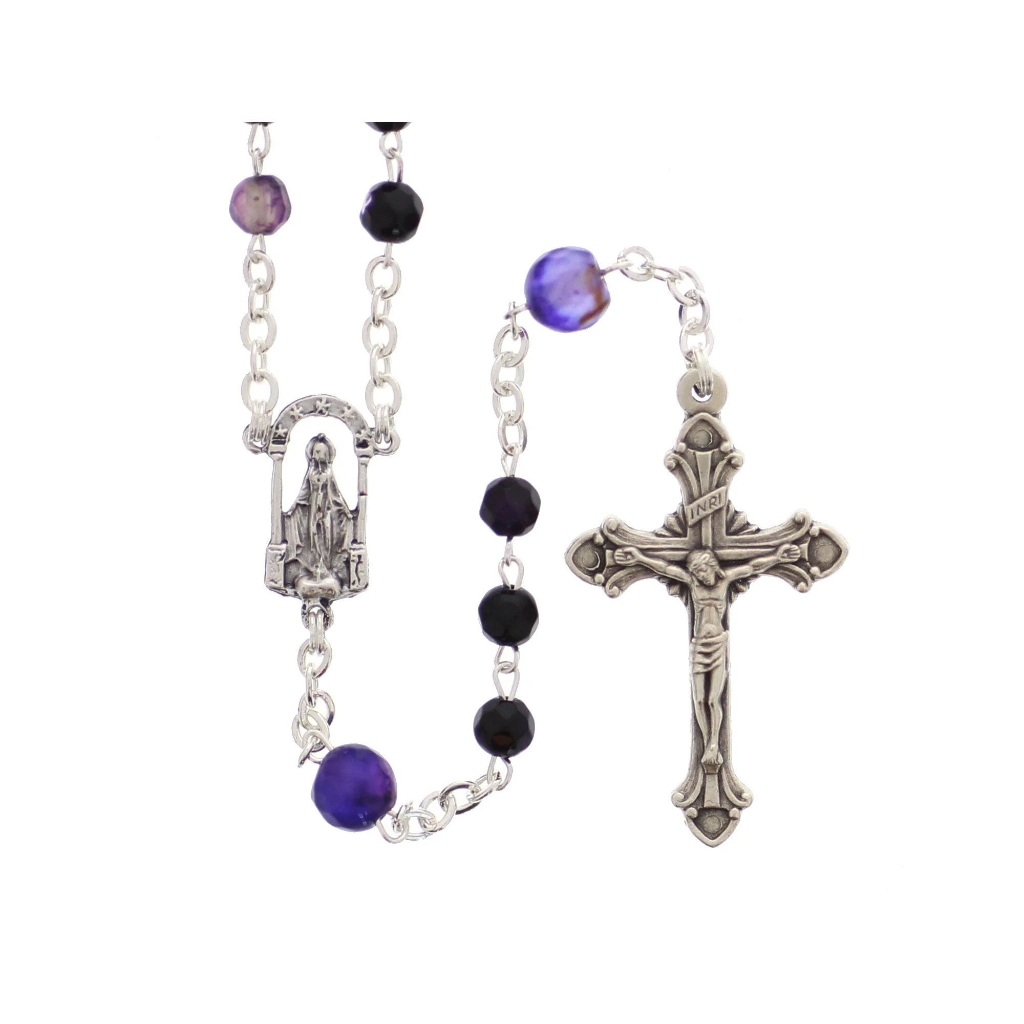 Purple Agate Rosary - Image 2