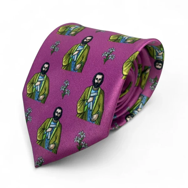 Purple St. Joseph Necktie - Image 2