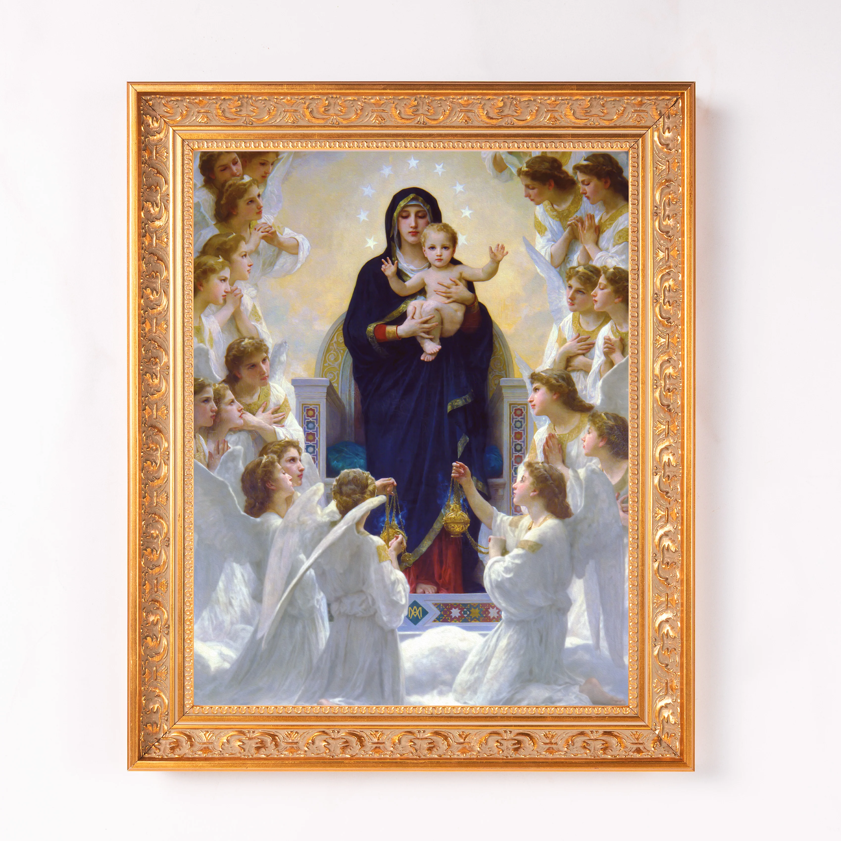 Queen of Angels Framed Canvas - Sacred Classics Collection - Image 4