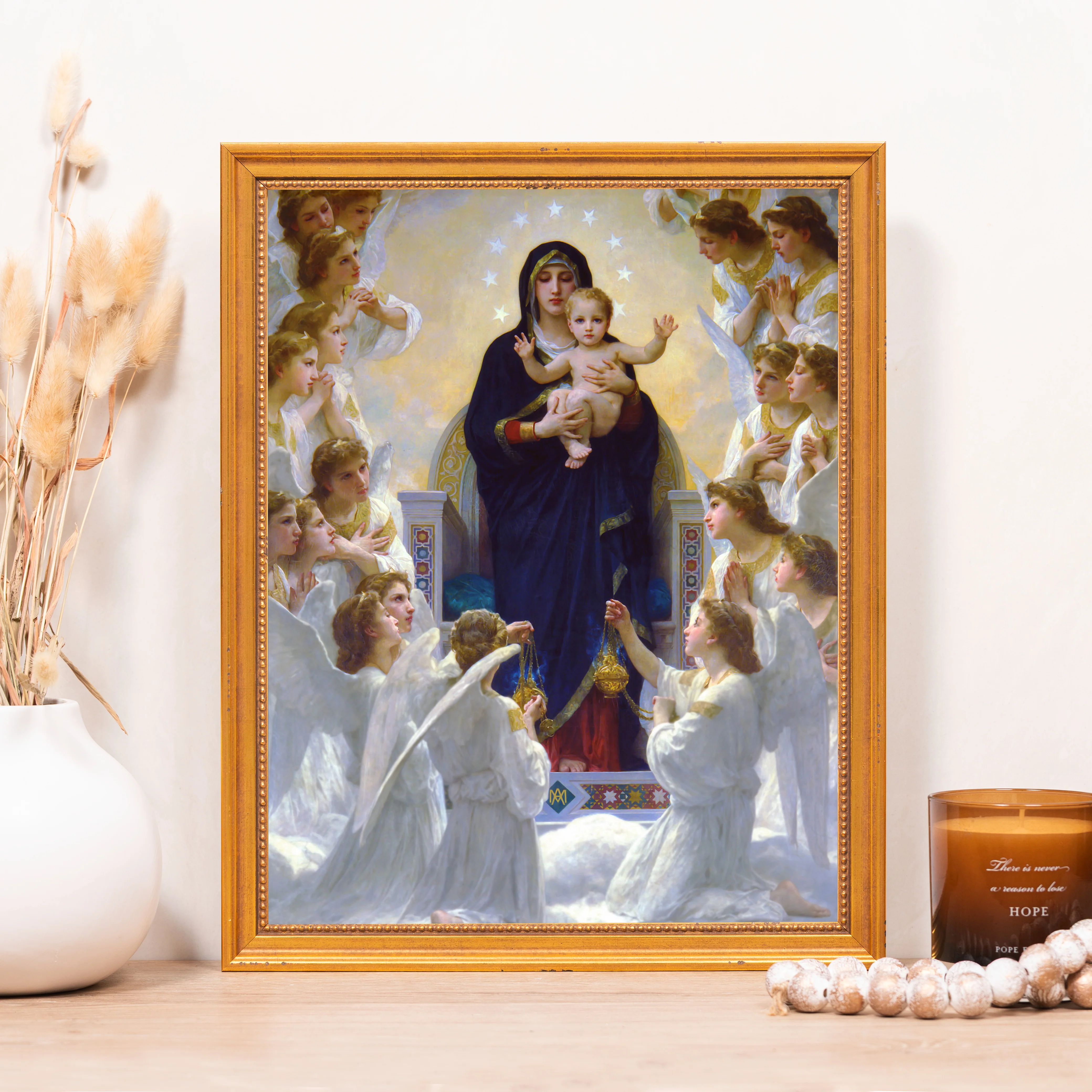 Queen of Angels Framed Canvas - Sacred Classics Collection - Image 7