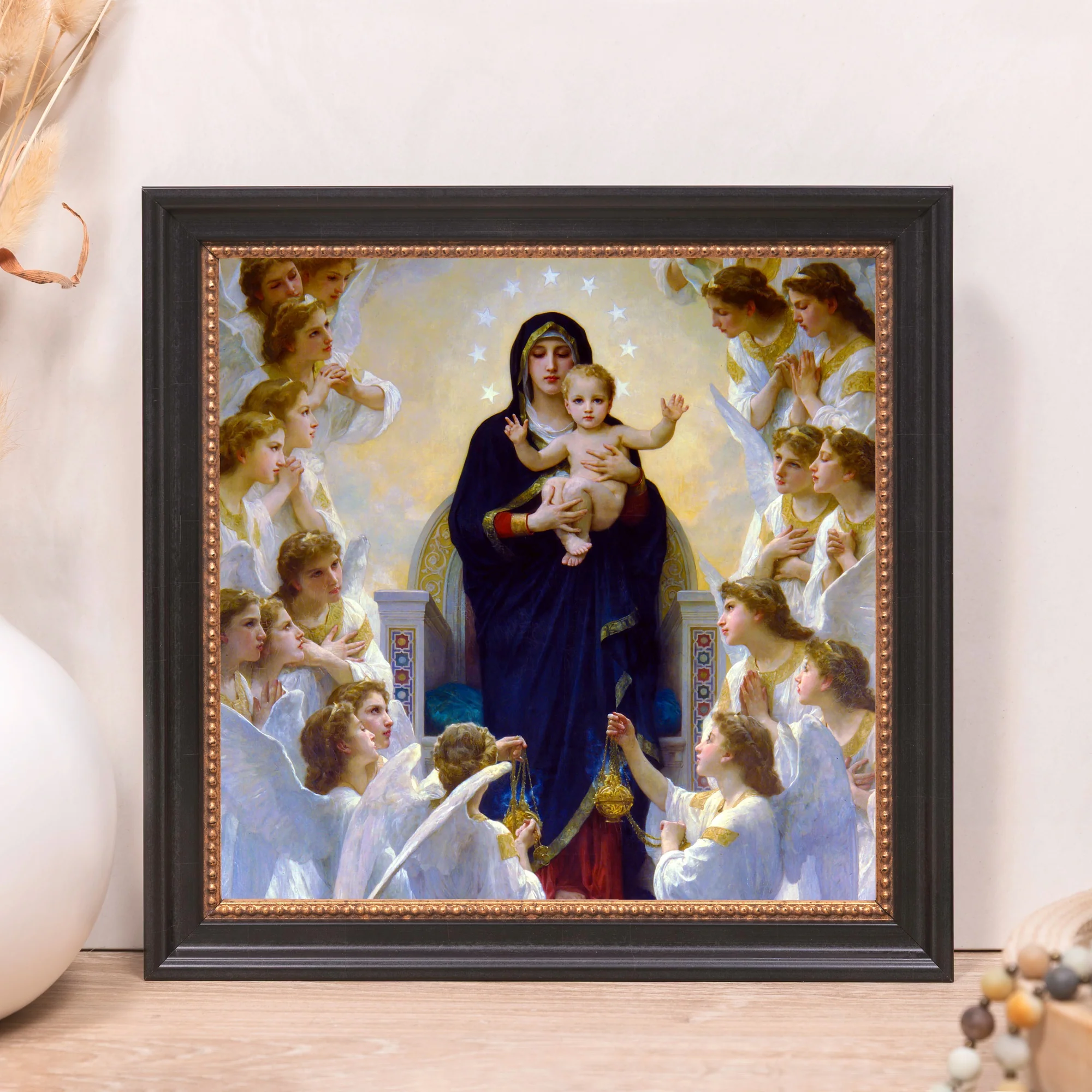 Queen of Angels Framed Canvas - Sacred Mini Collection - Image 8