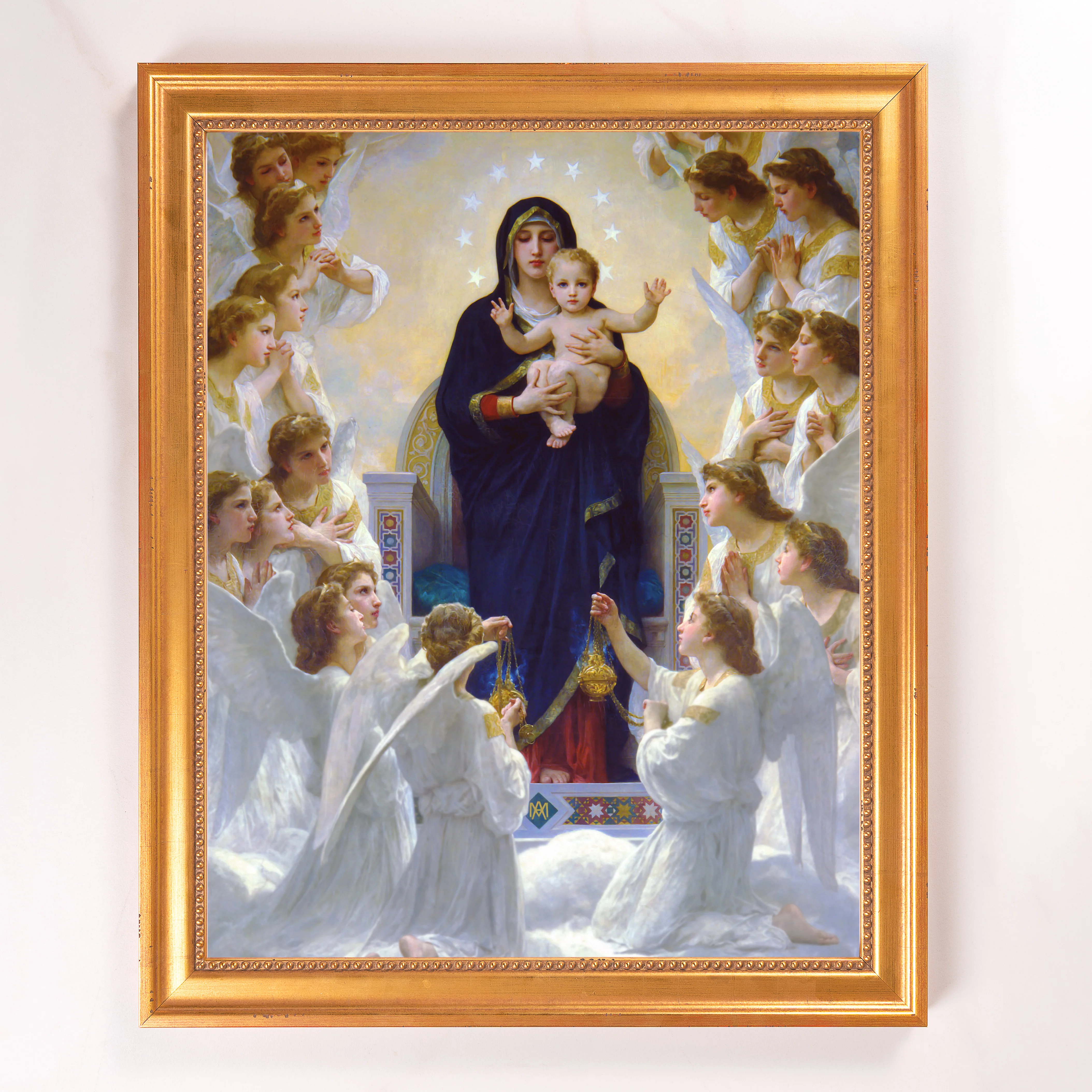 Queen of Angels Framed Canvas - Sacred Signature Collection - Image 10