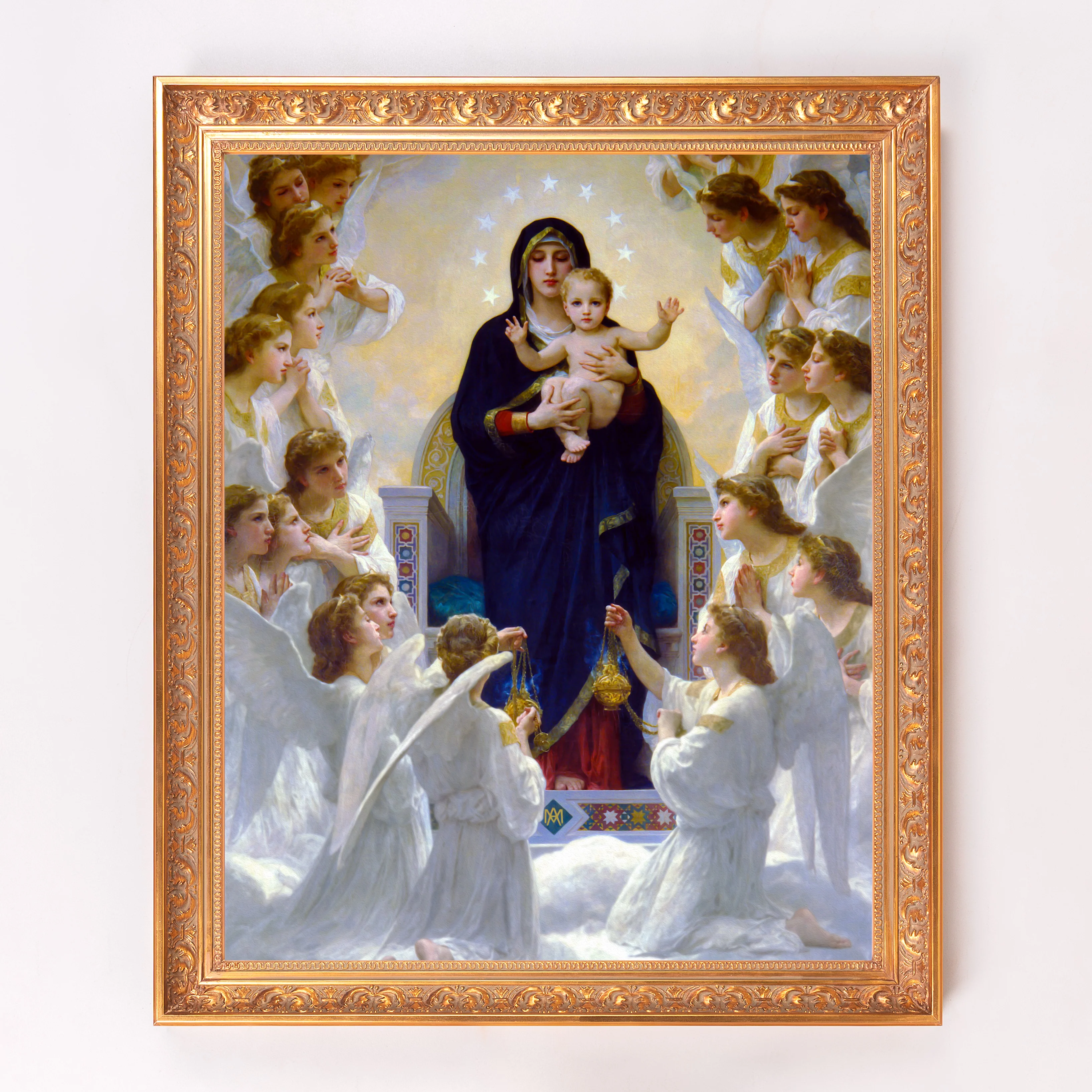 Queen of Angels Framed Canvas - Sacred Signature Collection - Image 2