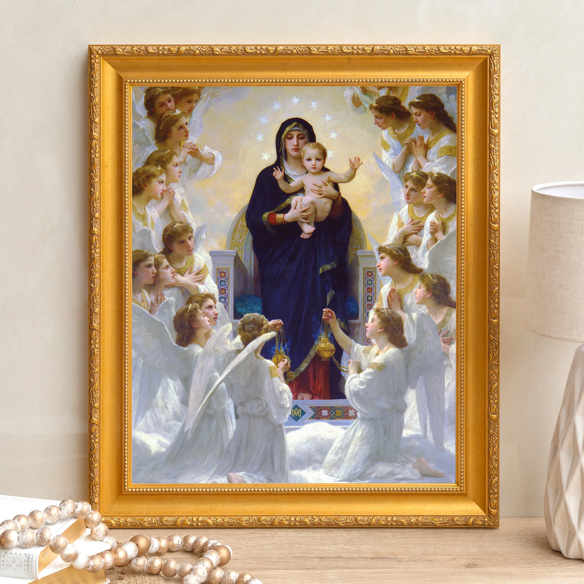 Queen of Angels Framed Canvas - Sacred Signature Collection - Image 6