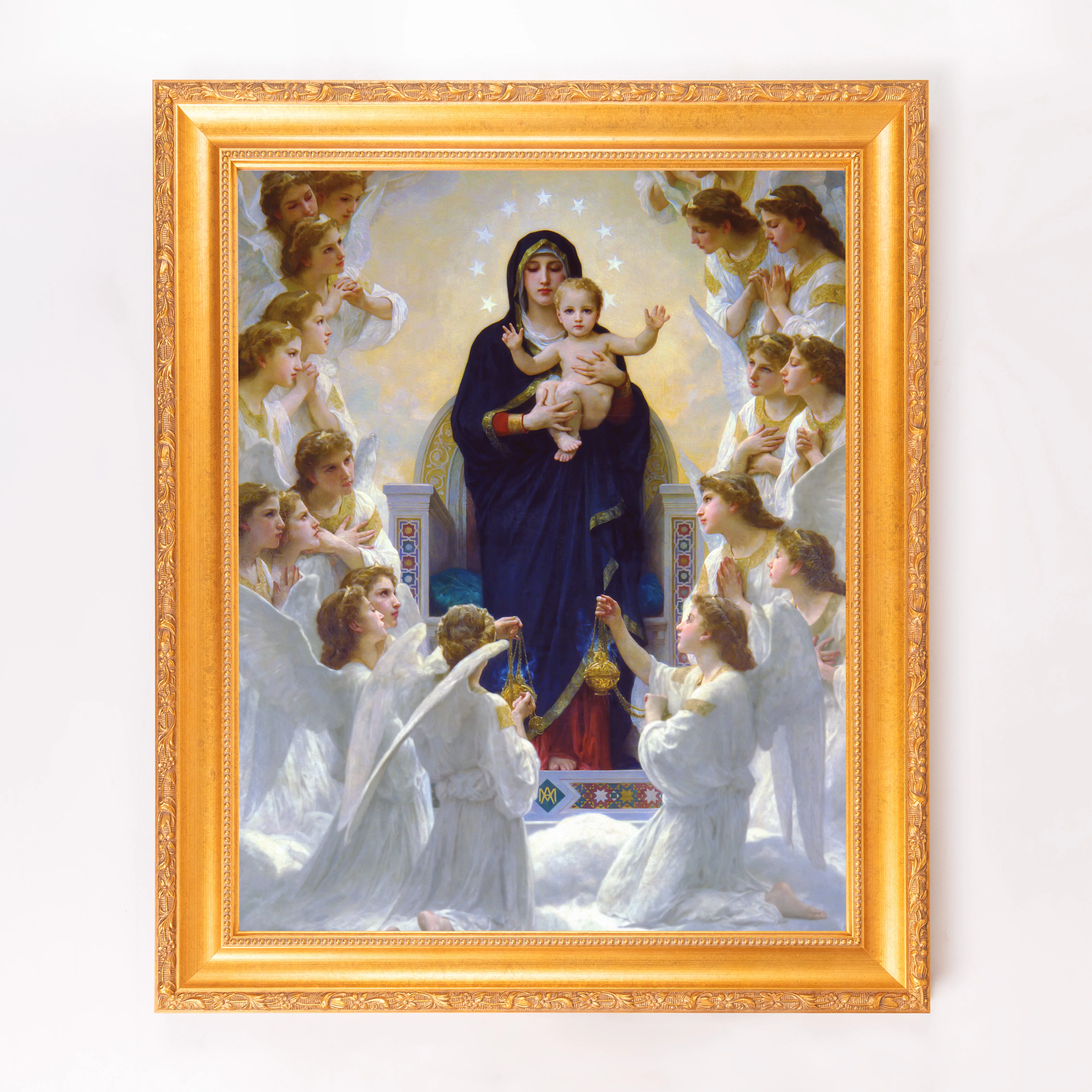 Queen of Angels Framed Canvas - Sacred Signature Collection - Image 7