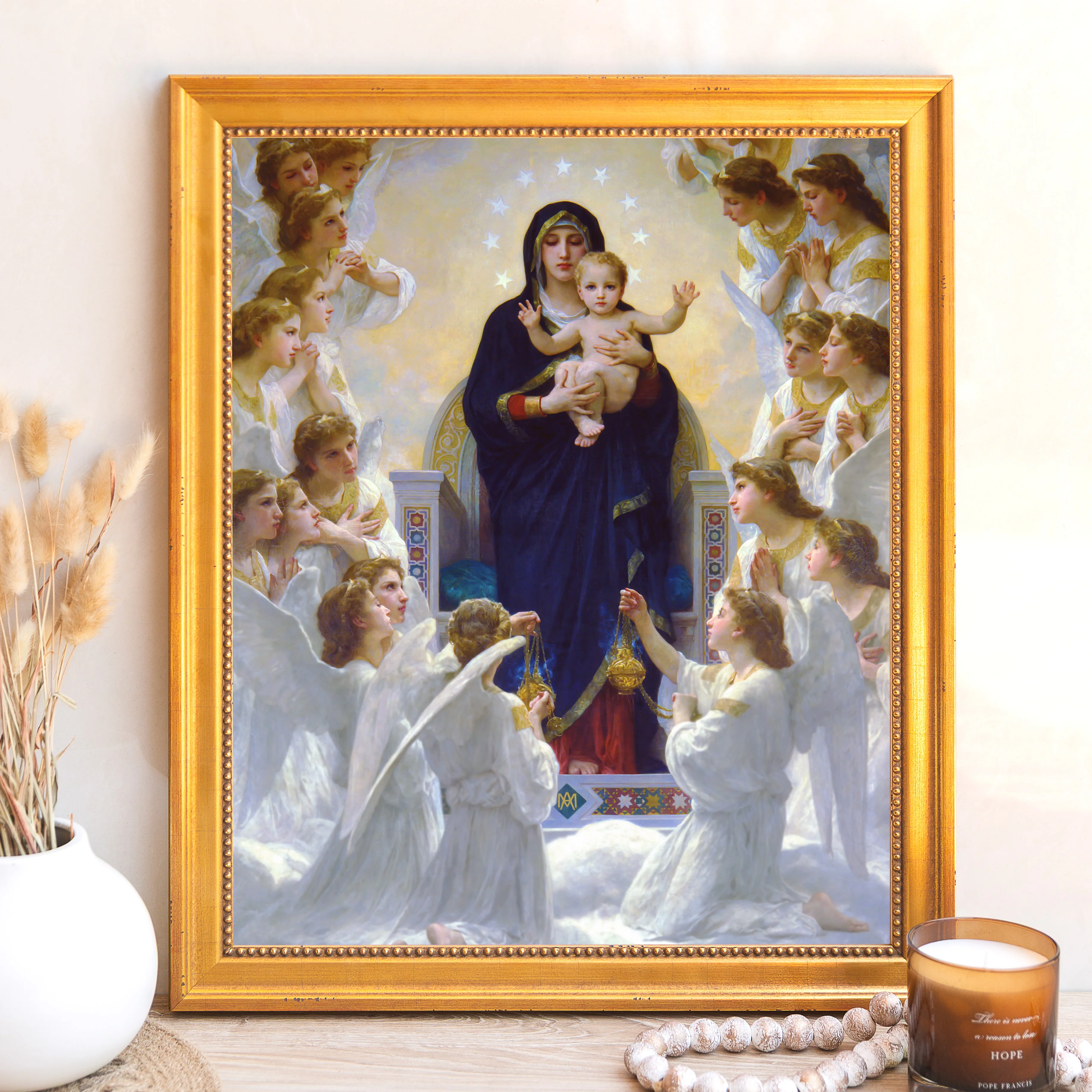 Queen of Angels Framed Canvas - Sacred Signature Collection - Image 9