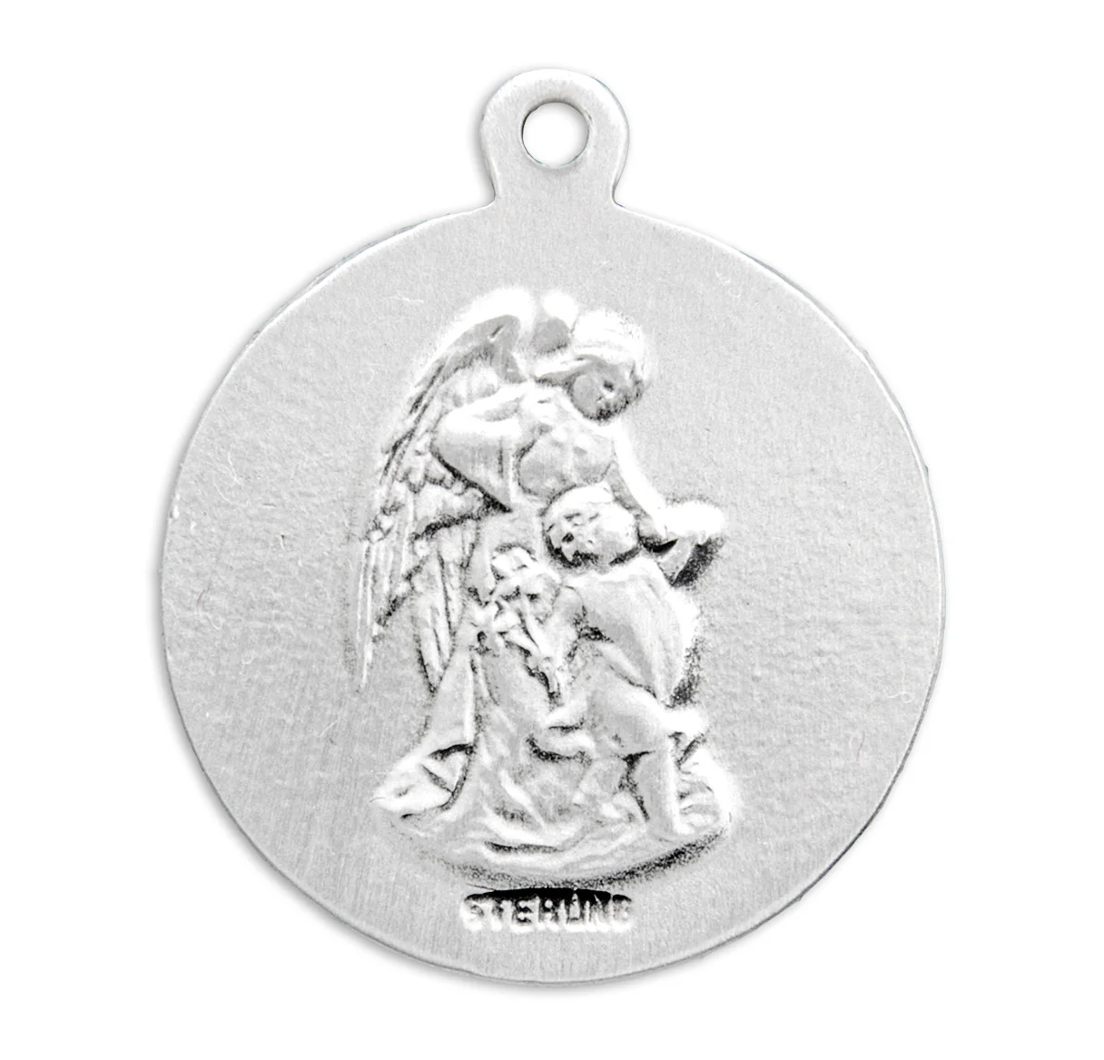 Raised Border Saint Michael Medal Necklace - Image 3