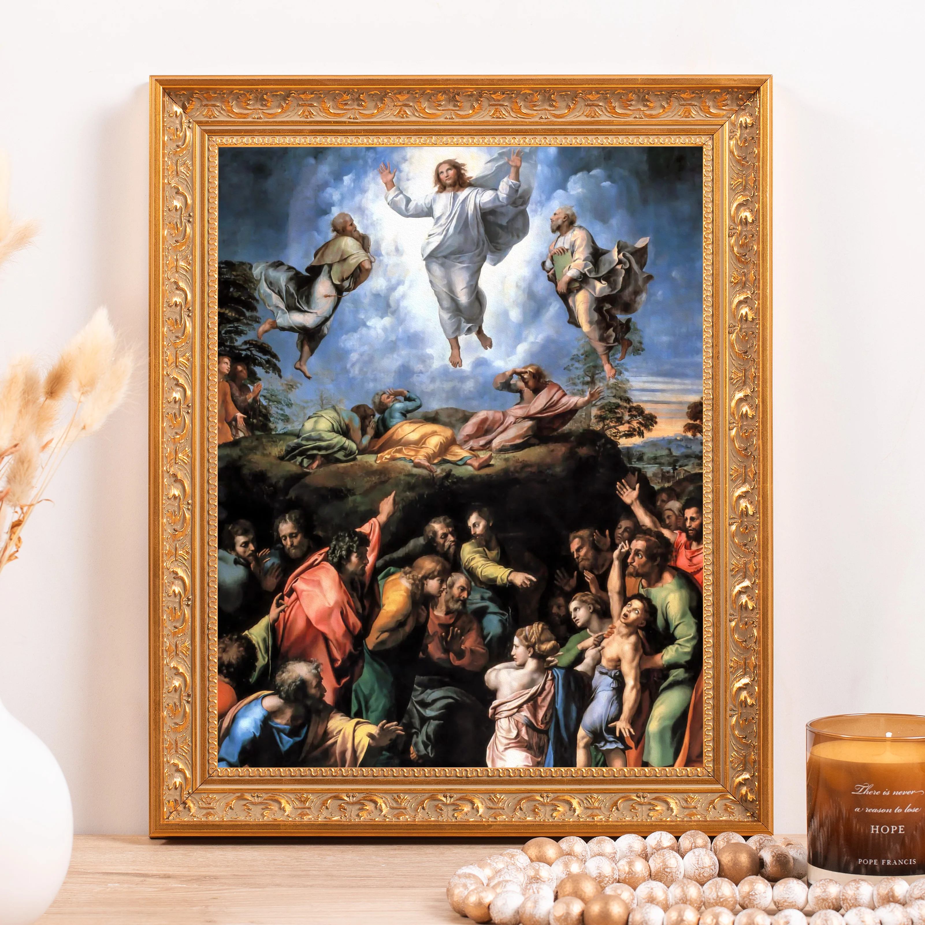 Raphael's Transfiguration Framed Canvas - Sacred Classics Collection - Image 5