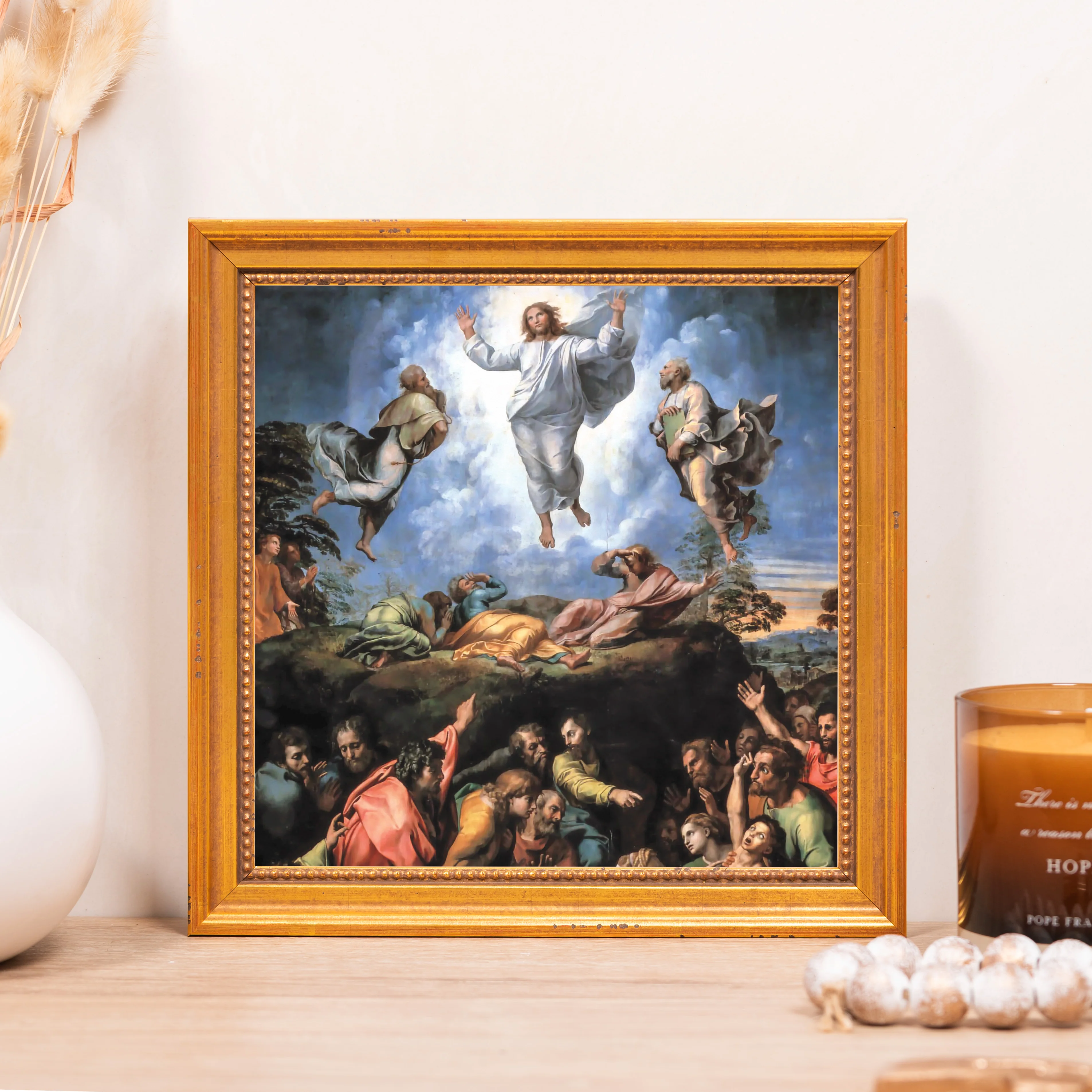 Raphael's Transfiguration Framed Canvas - Sacred Mini Collection - Image 4