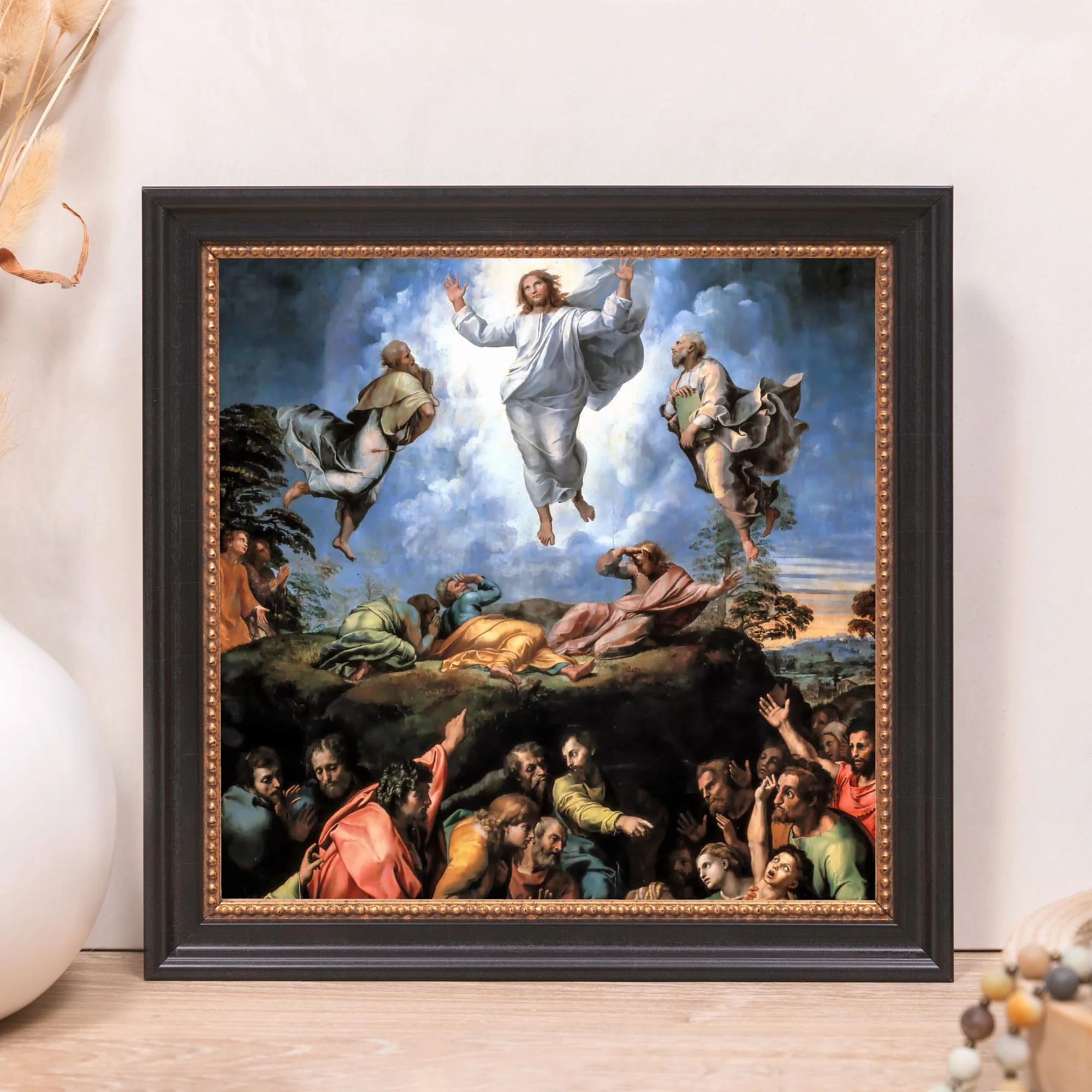 Raphael's Transfiguration Framed Canvas - Sacred Mini Collection - Image 8