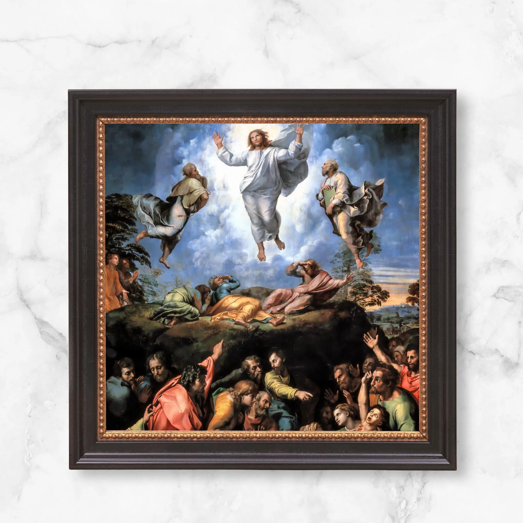 Raphael's Transfiguration Framed Canvas - Sacred Mini Collection - Image 9