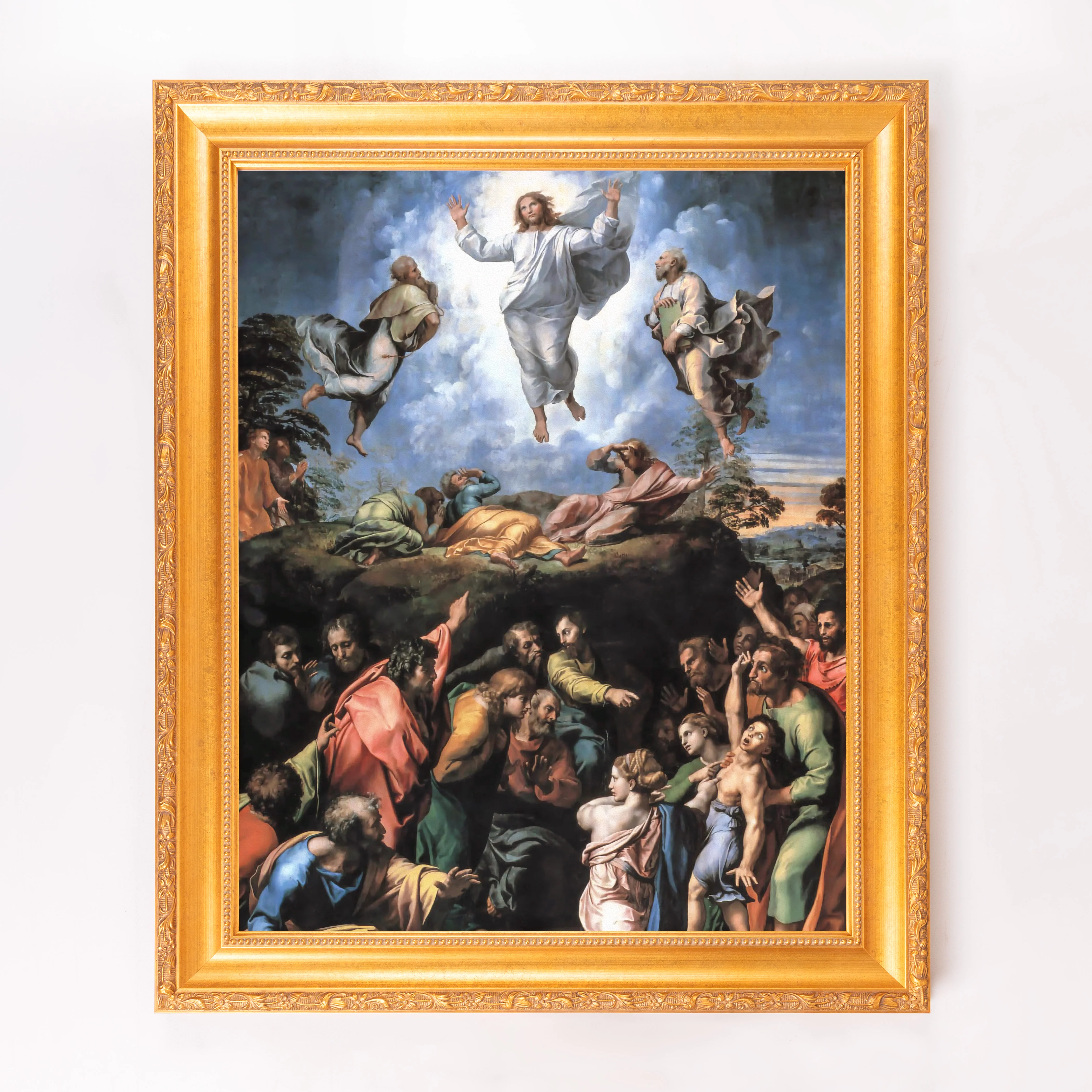 Raphael's Transfiguration Framed Canvas - Sacred Signature Collection - Image 7