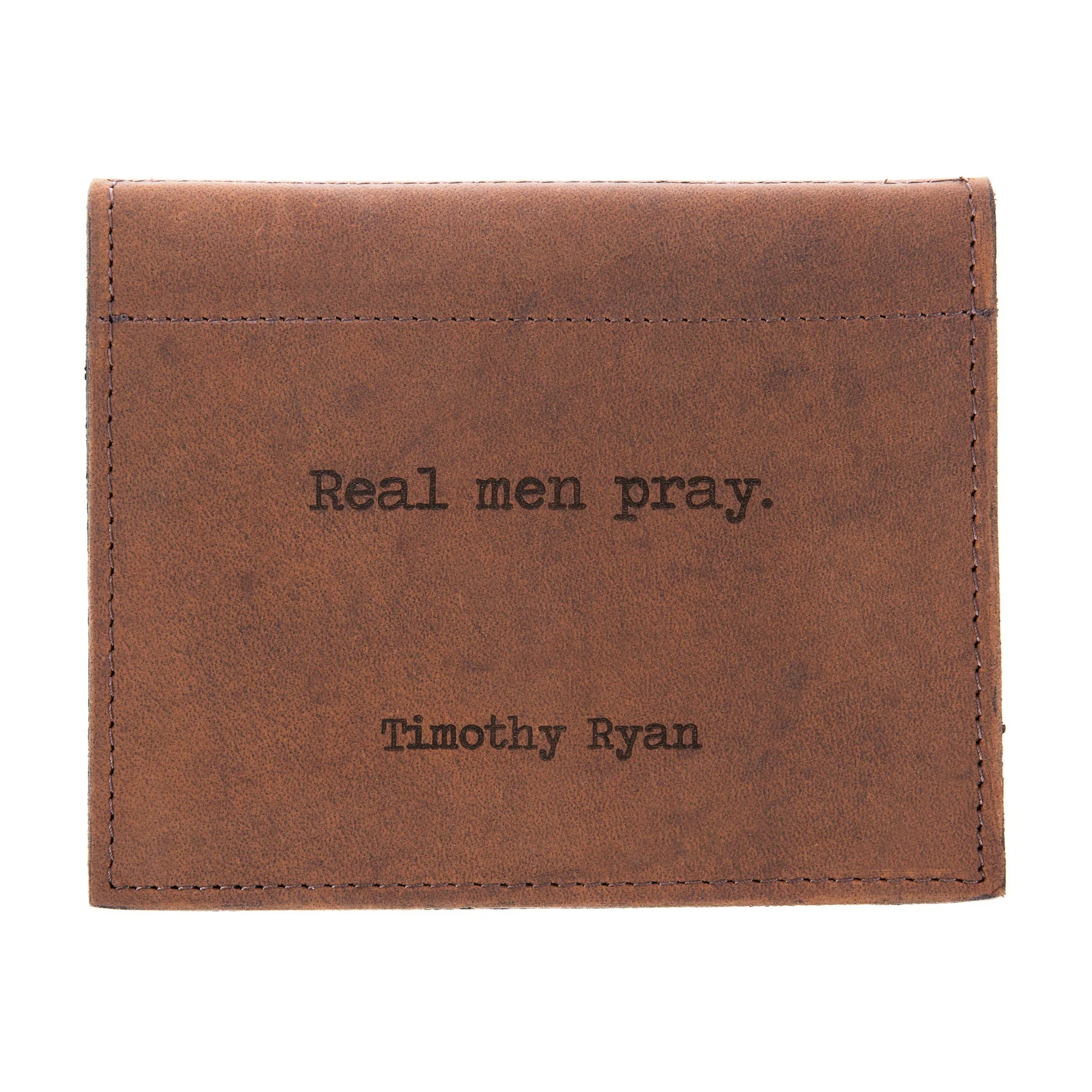 Real Men Pray Prayer Card Holder - Image 2