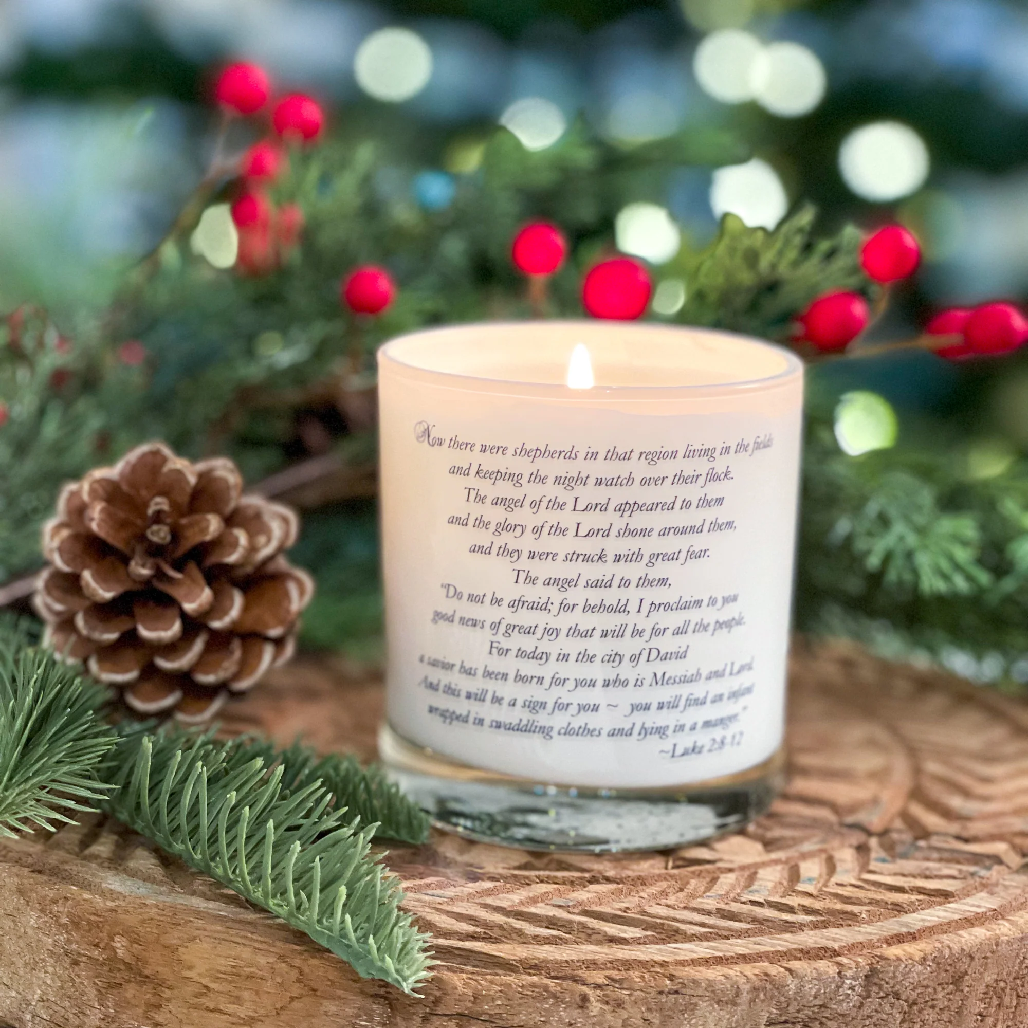 Rembrandt's Pupil Adoration of the Shepherds Candle - Image 2