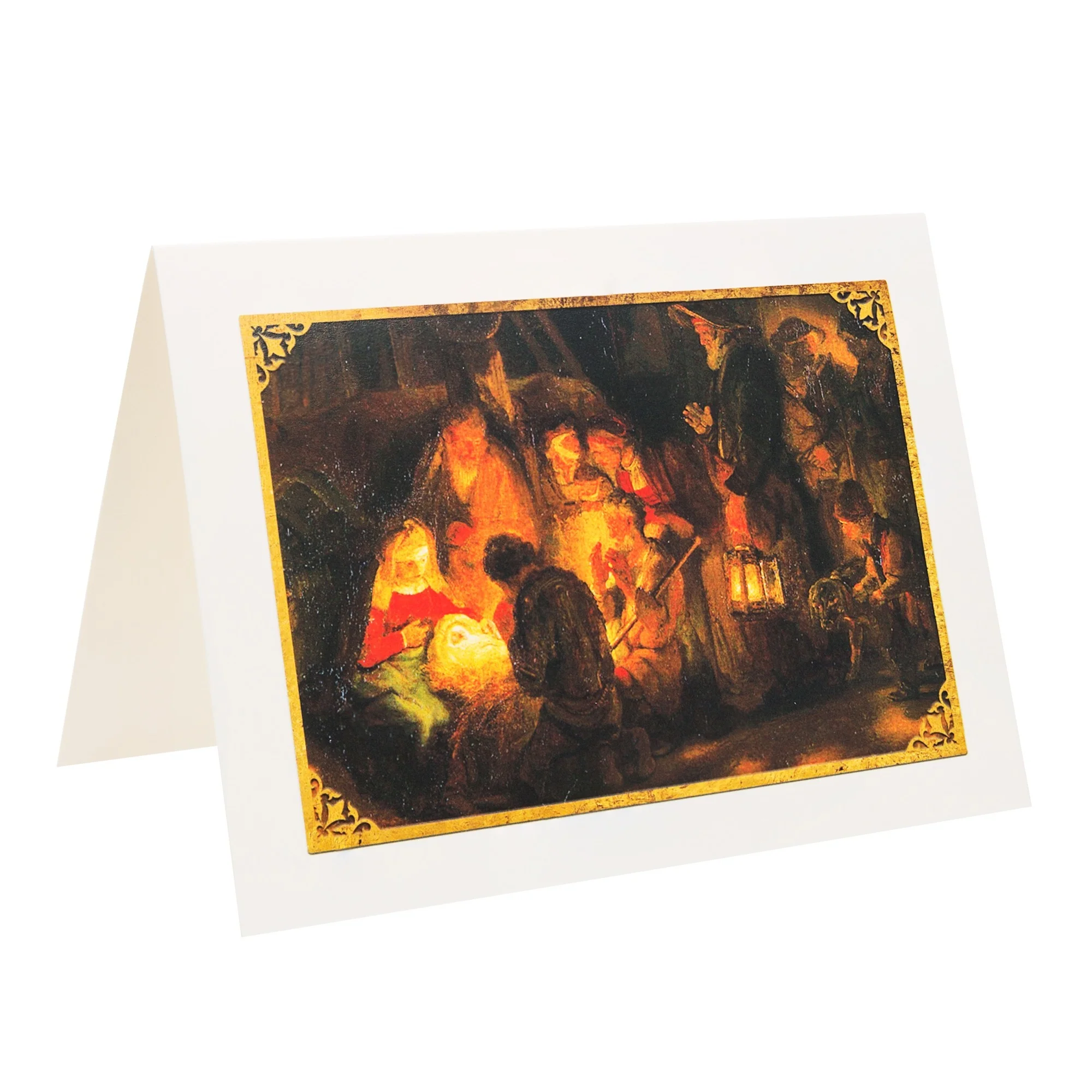 Rembrandt's Pupil Adoration of the Shepherds Christmas Cards - Set of 20 - Image 4