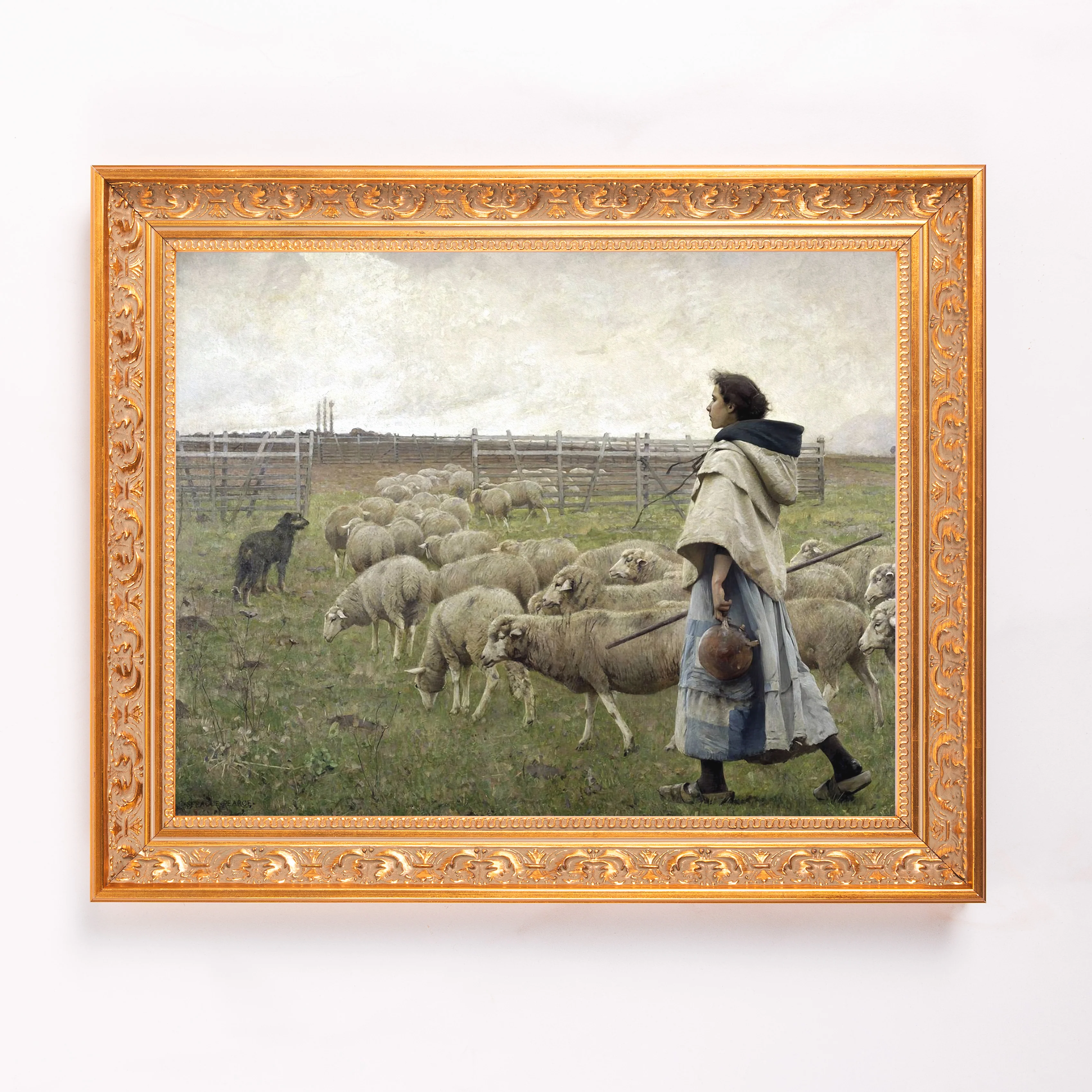 Return of the Flock Framed Canvas - Sacred Classics Collection - Image 2