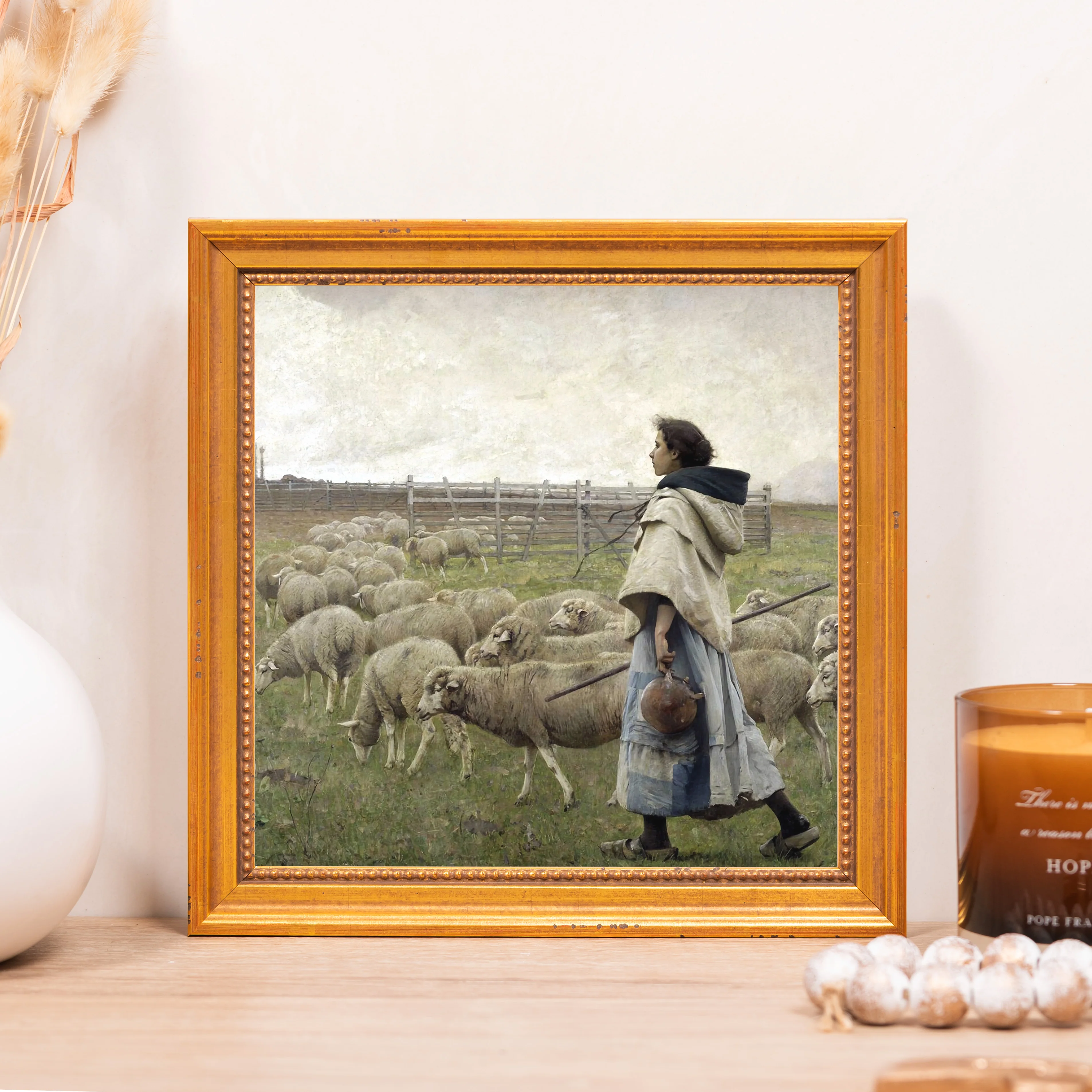 Return of the Flock Framed Canvas - Sacred Mini Collection - Image 4