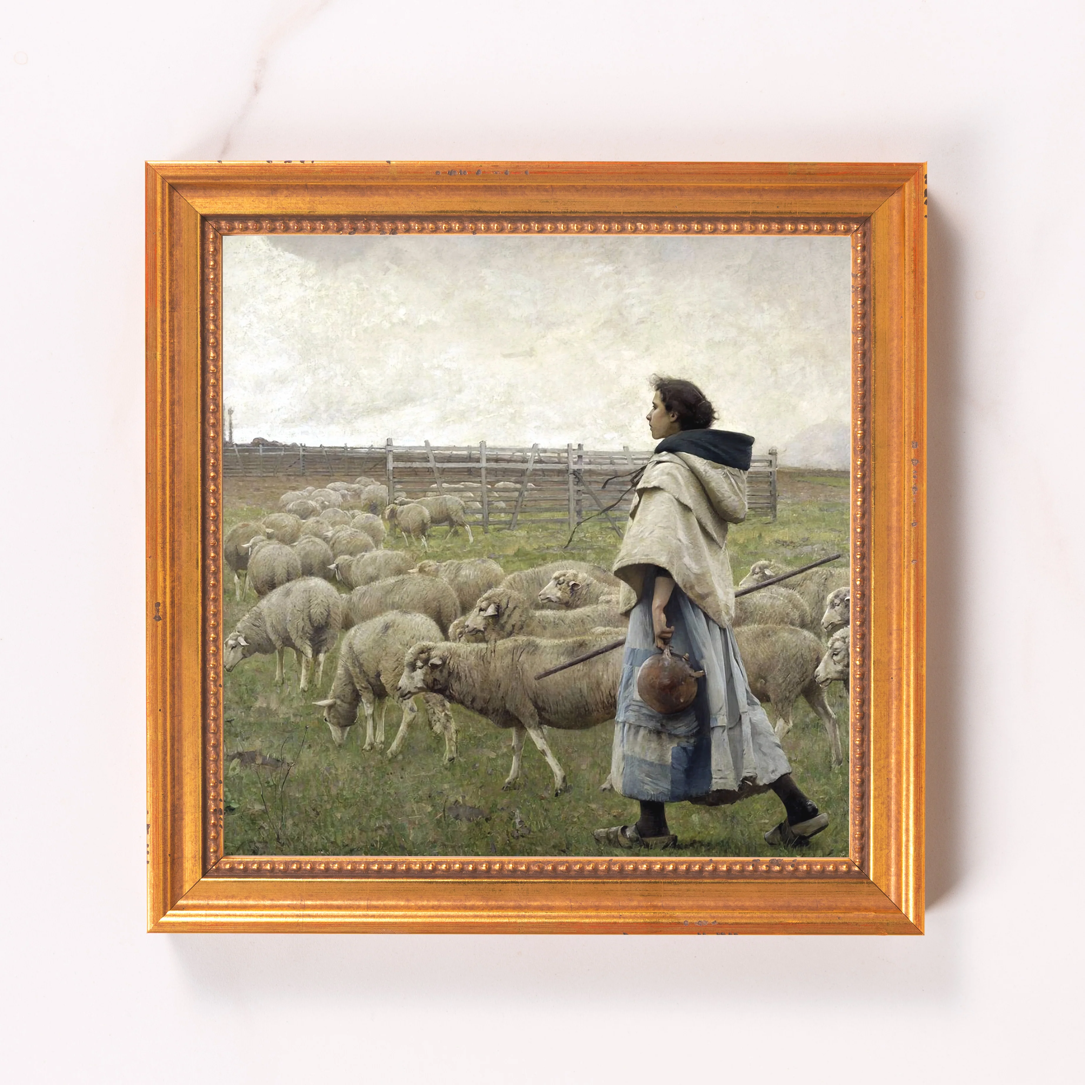 Return of the Flock Framed Canvas - Sacred Mini Collection - Image 5