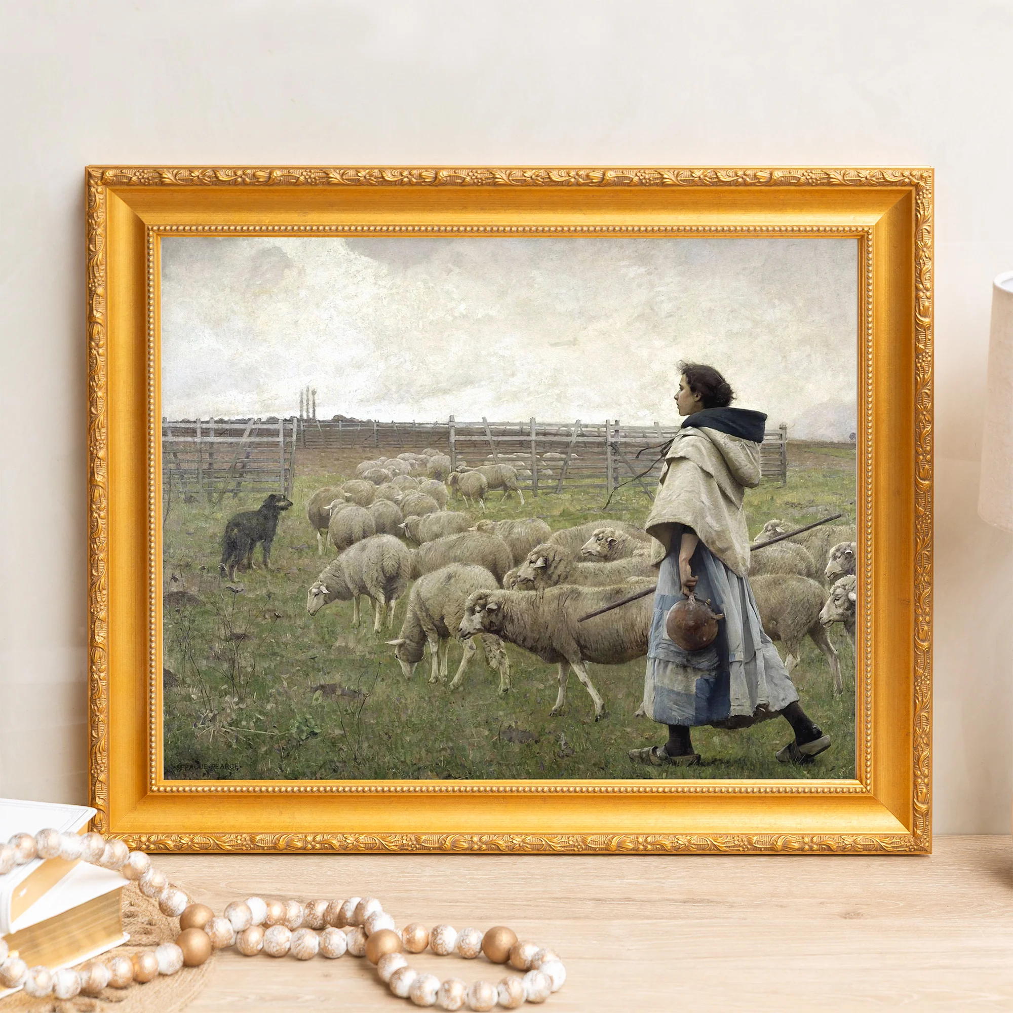 Return of the Flock Framed Canvas - Sacred Signature Collection - Image 4