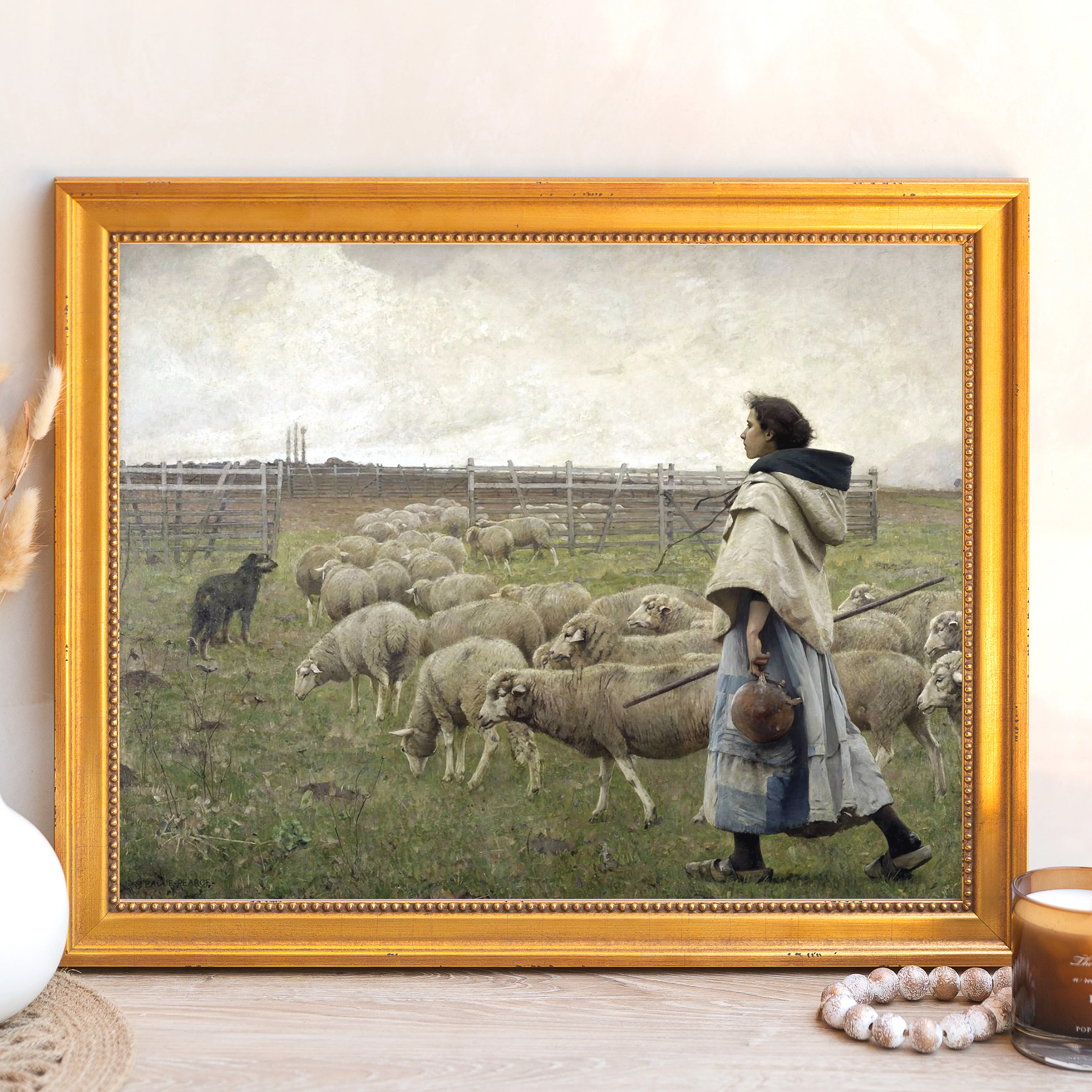 Return of the Flock Framed Canvas - Sacred Signature Collection - Image 7