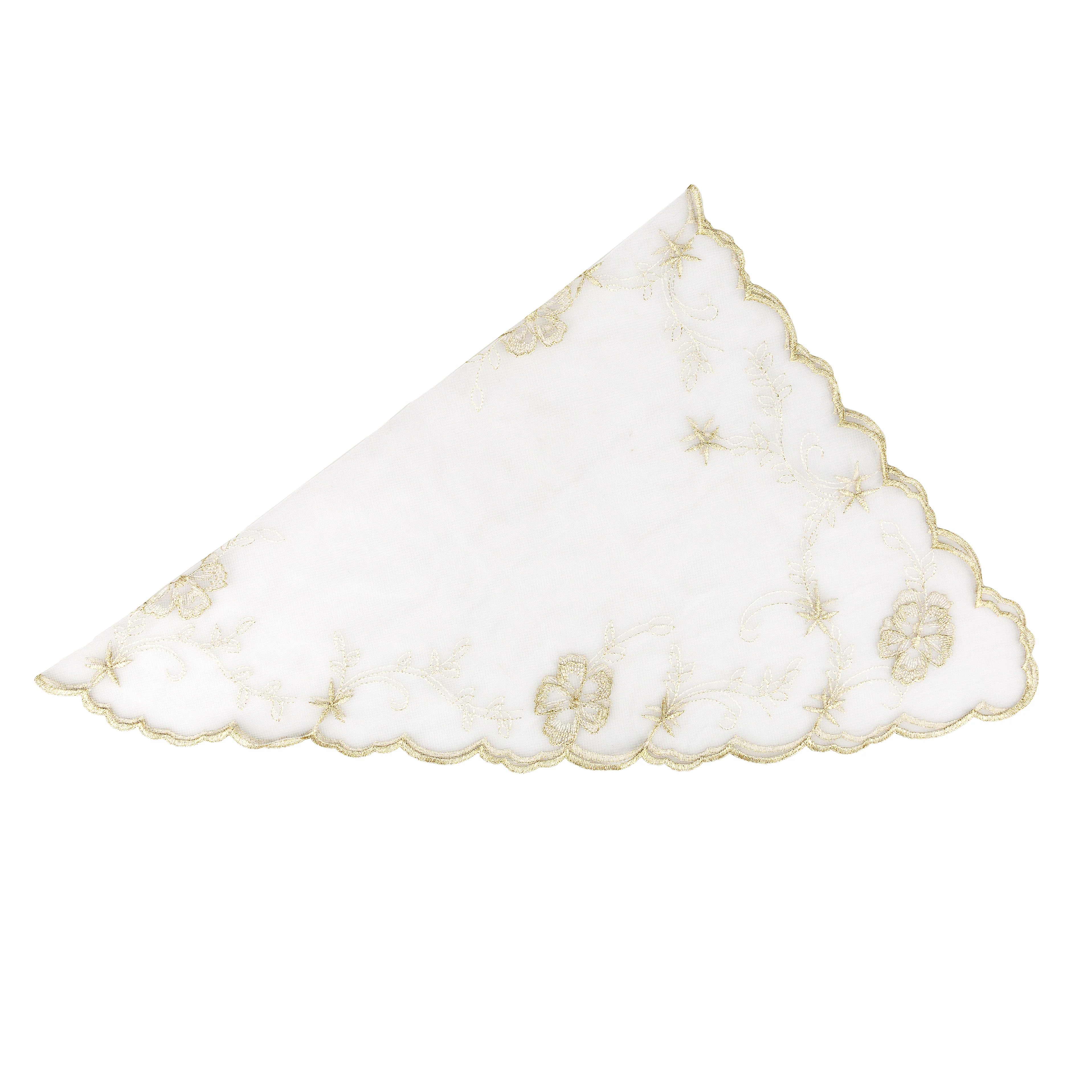 Rosa Spanish Lace Short Chapel Veil - Multiple Colors - Image 6