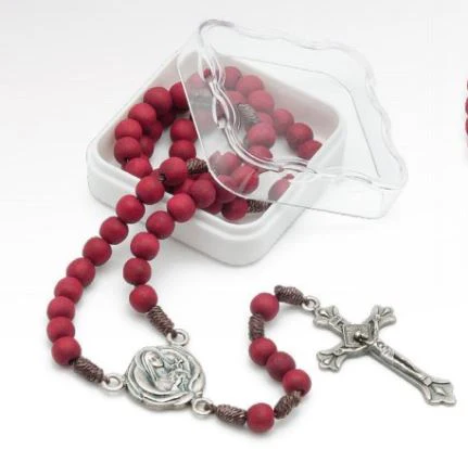 Rose Scented Corded St. Therese Rosary - Image 2
