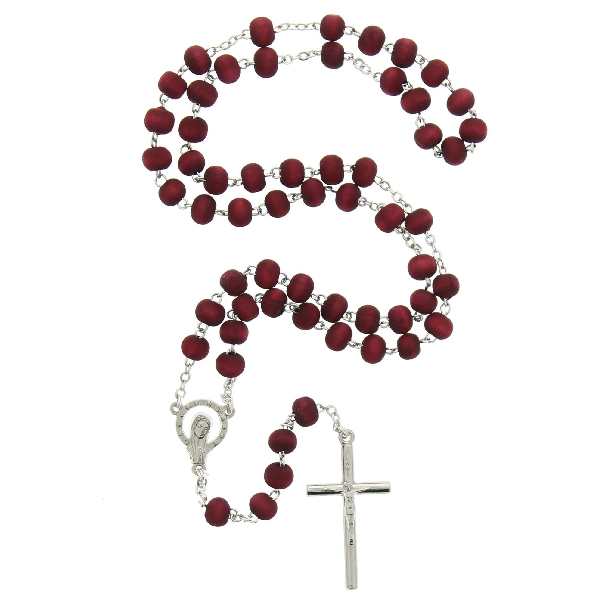 Rose-Scented Red Wood Rosary - Image 2