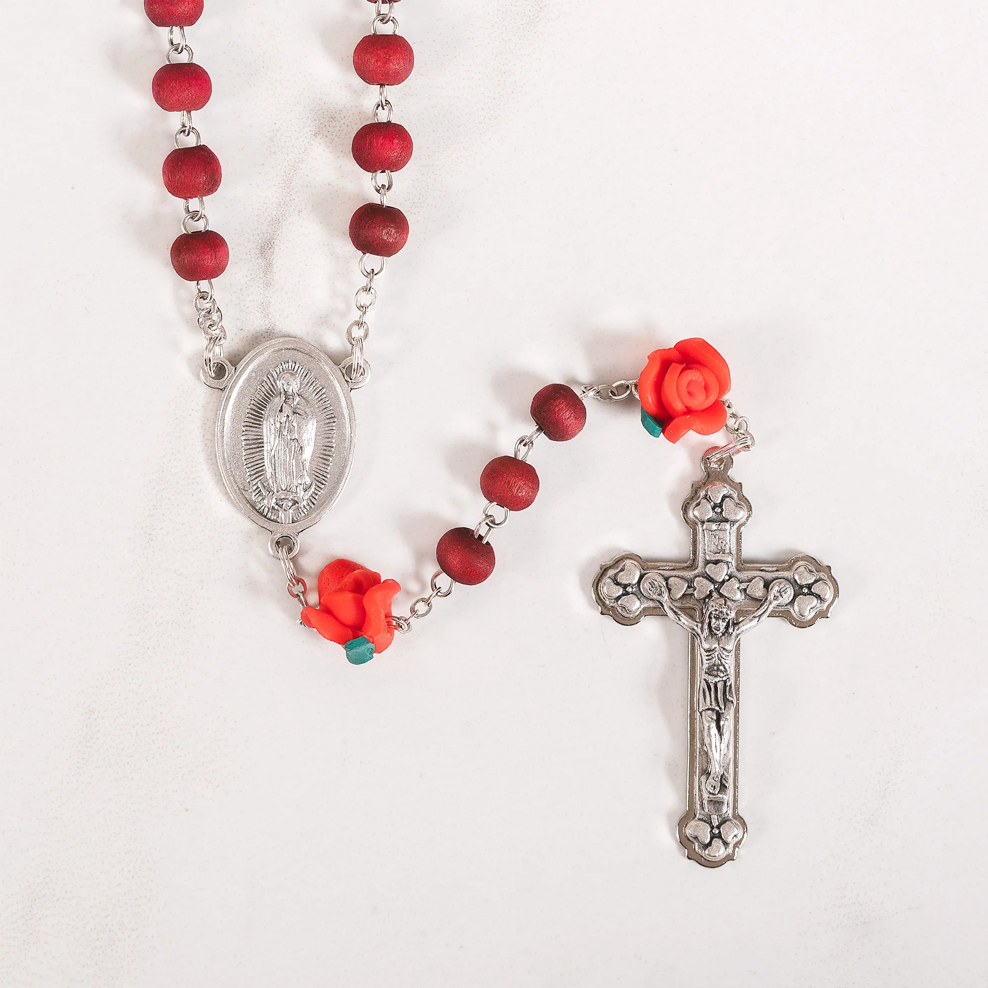 Rosebud Guadalupe Scented Rosary
