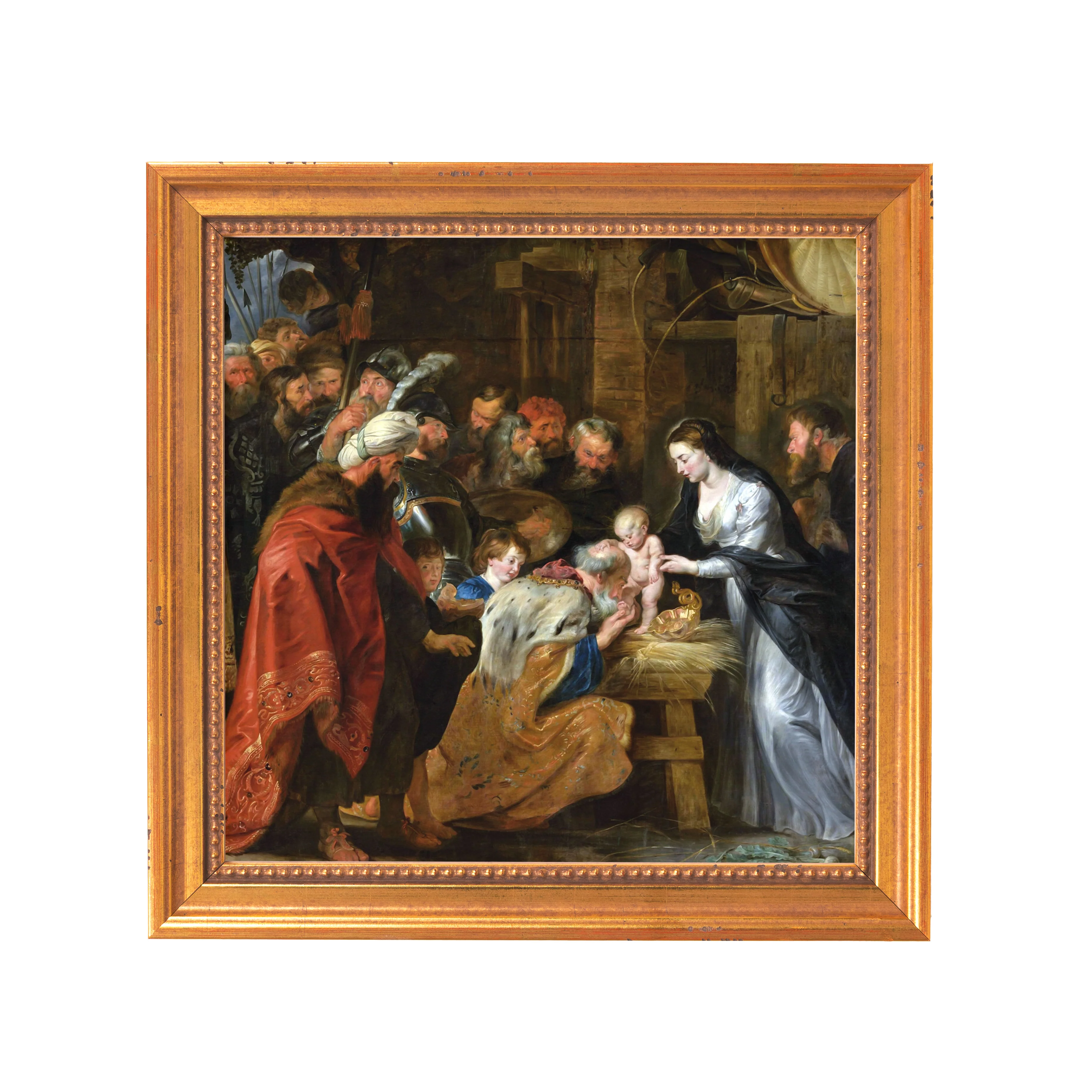 Rubens Lyon Adoration of the Magi Framed Canvas - Sacred Mini Collection - Image 7