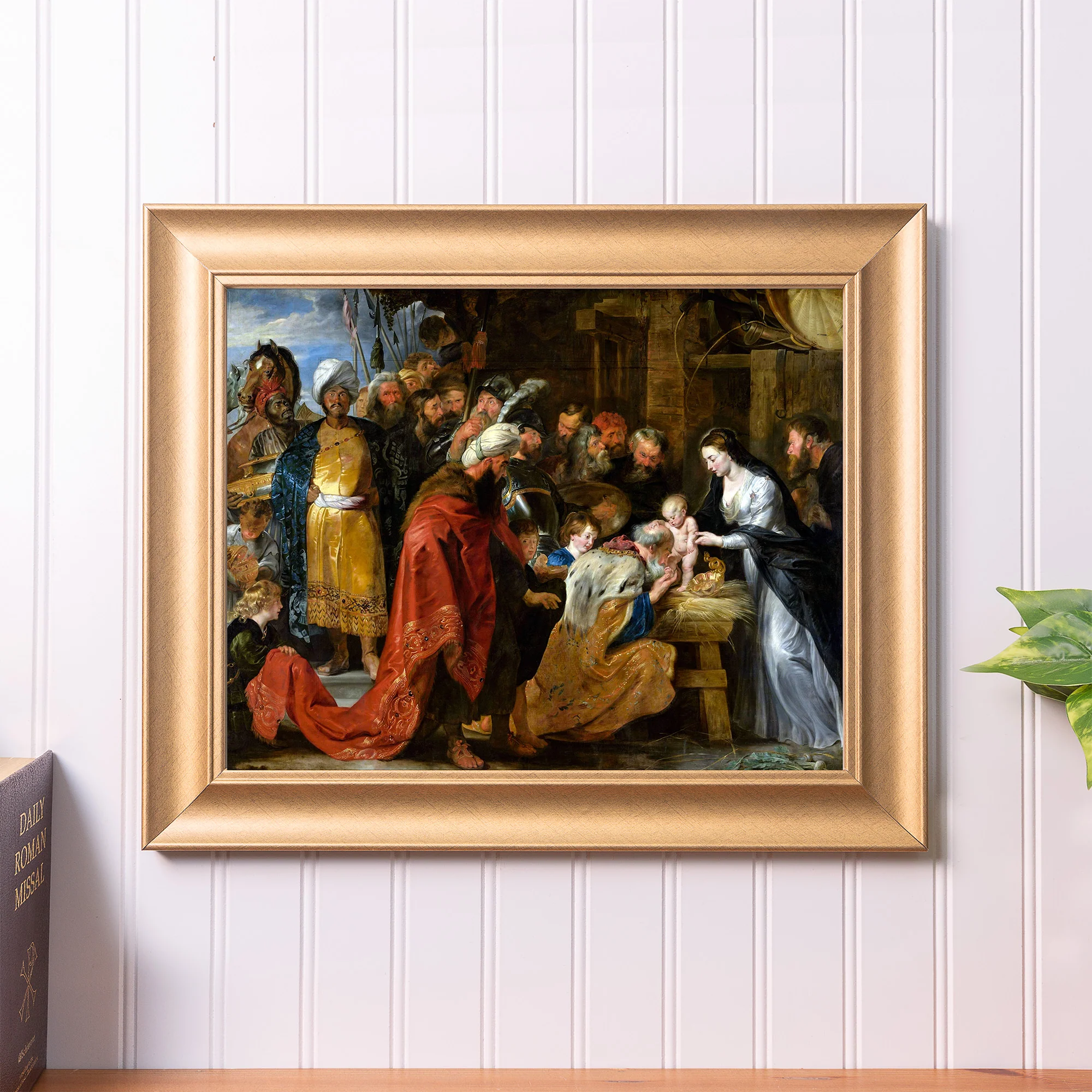Rubens Lyon Adoration of the Magi Gold Framed Print - Multiple Sizes - Image 3