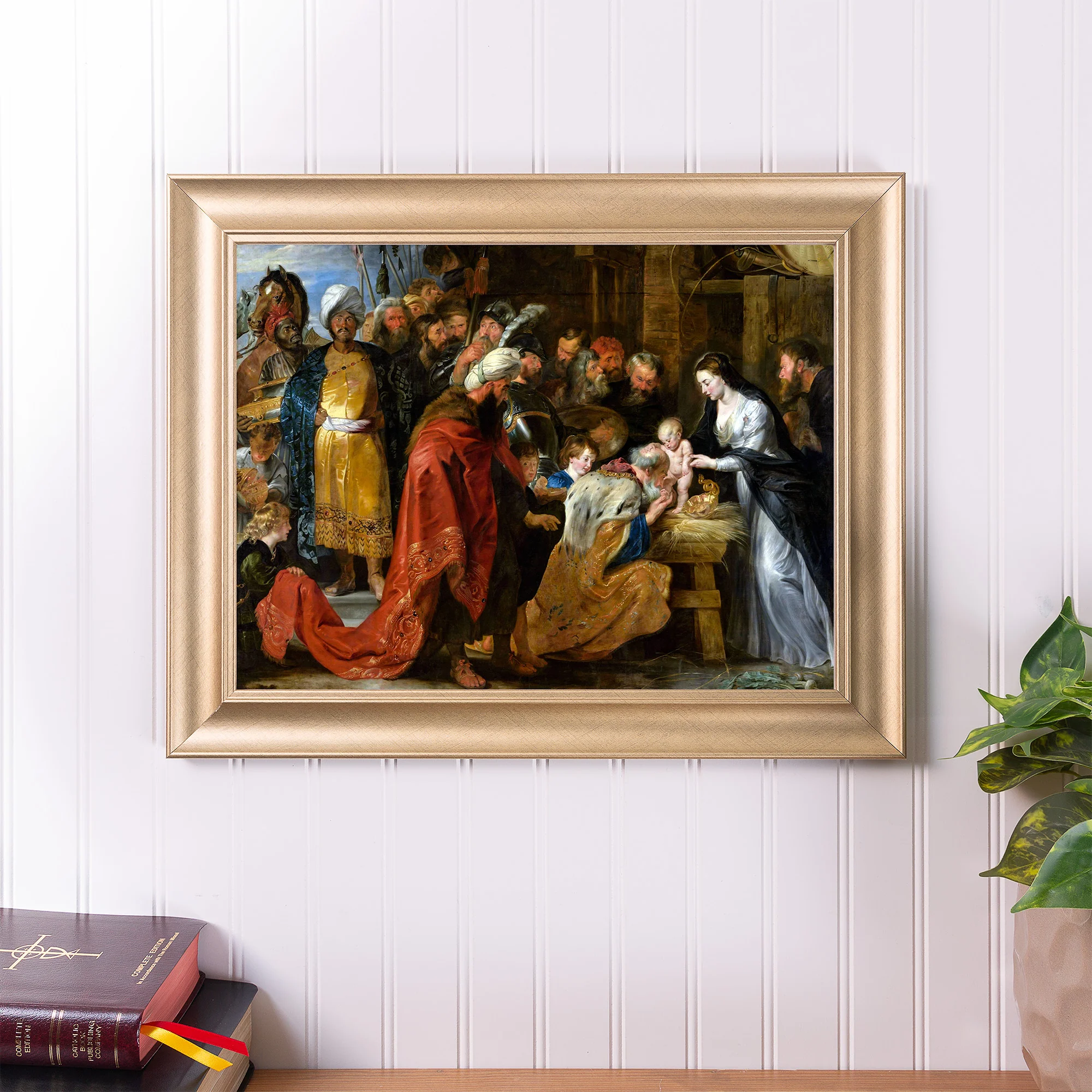 Rubens Lyon Adoration of the Magi Gold Framed Print - Multiple Sizes - Image 4