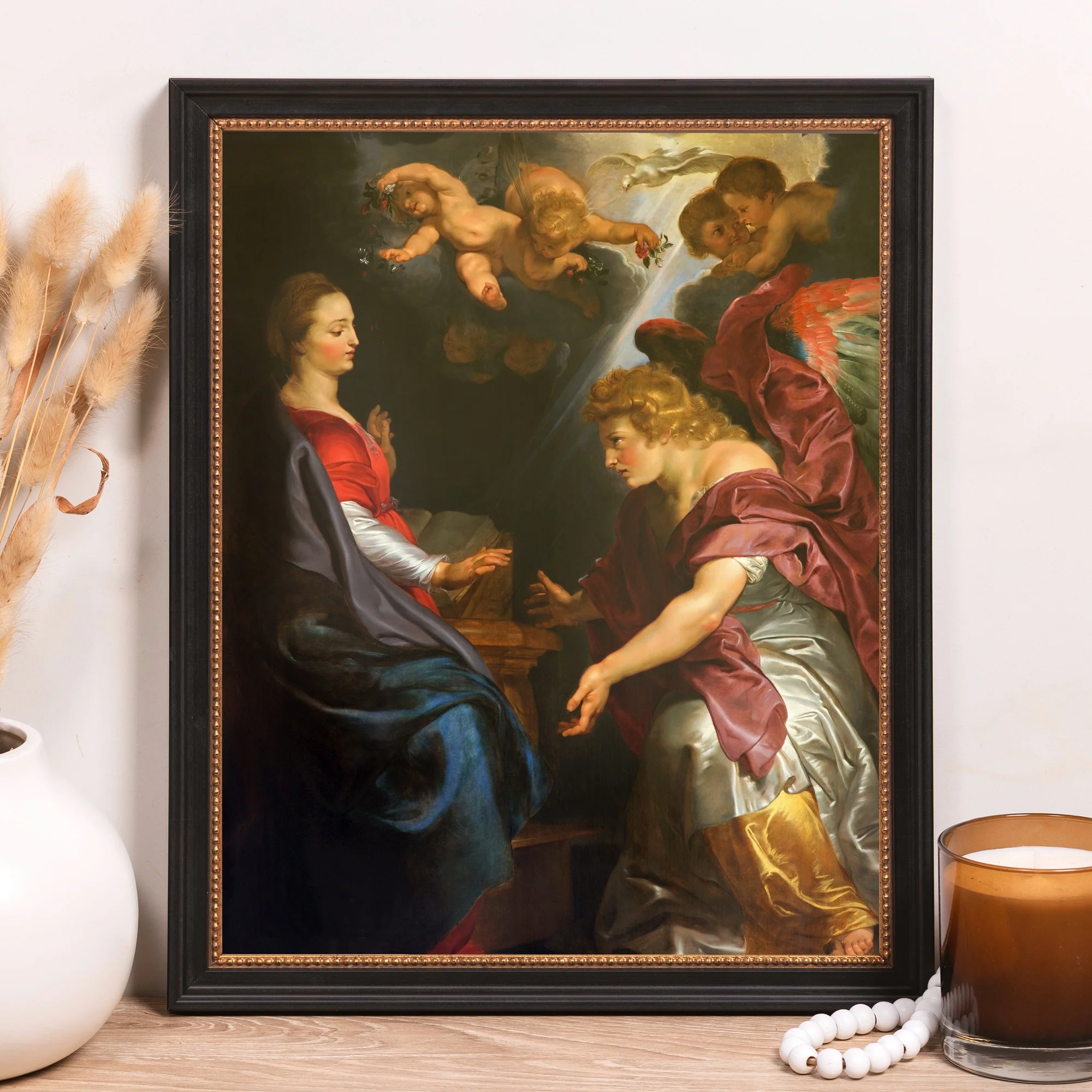 Ruben's The Annunciation Framed Canvas - Sacred Classics Collection - Image 10