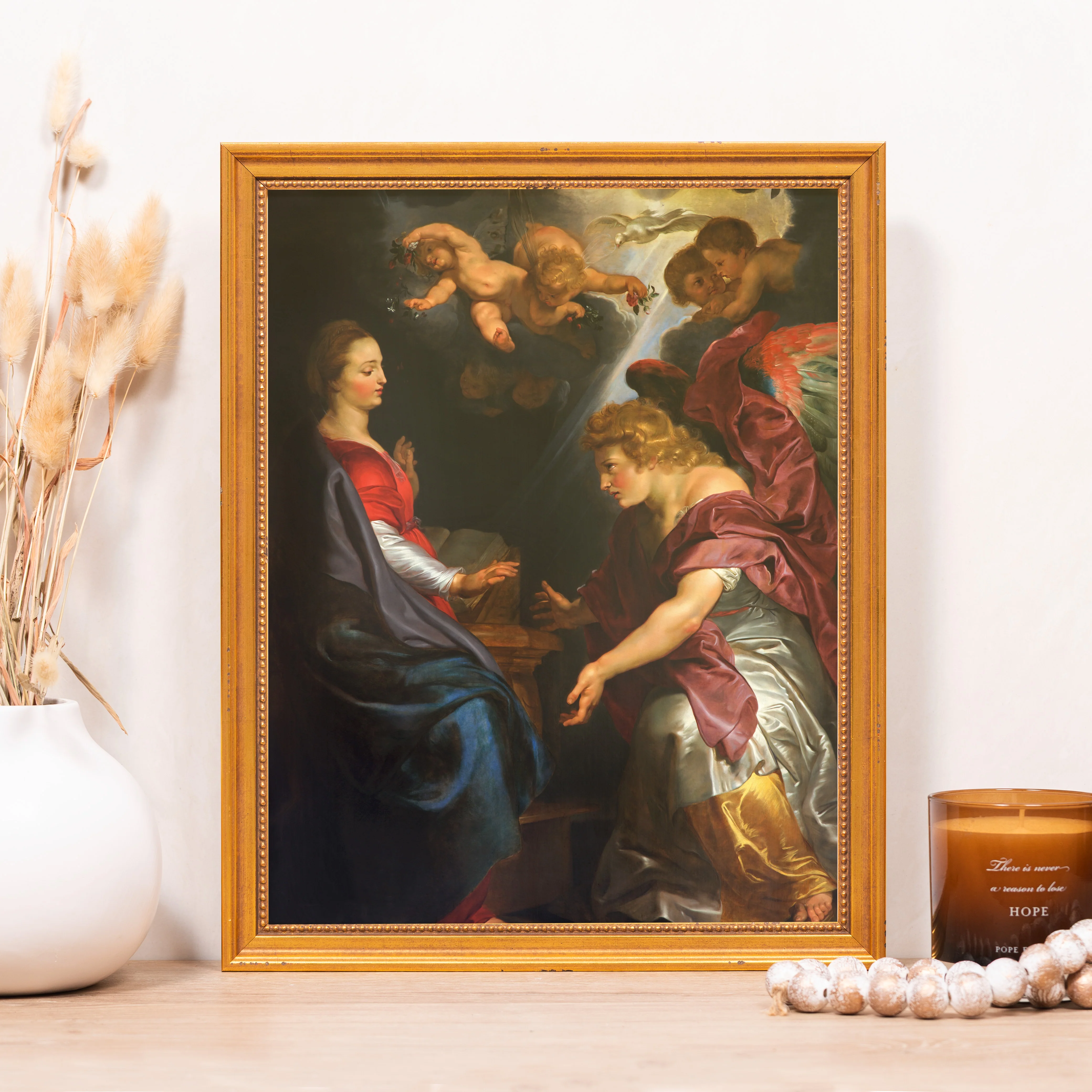 Ruben's The Annunciation Framed Canvas - Sacred Classics Collection - Image 6