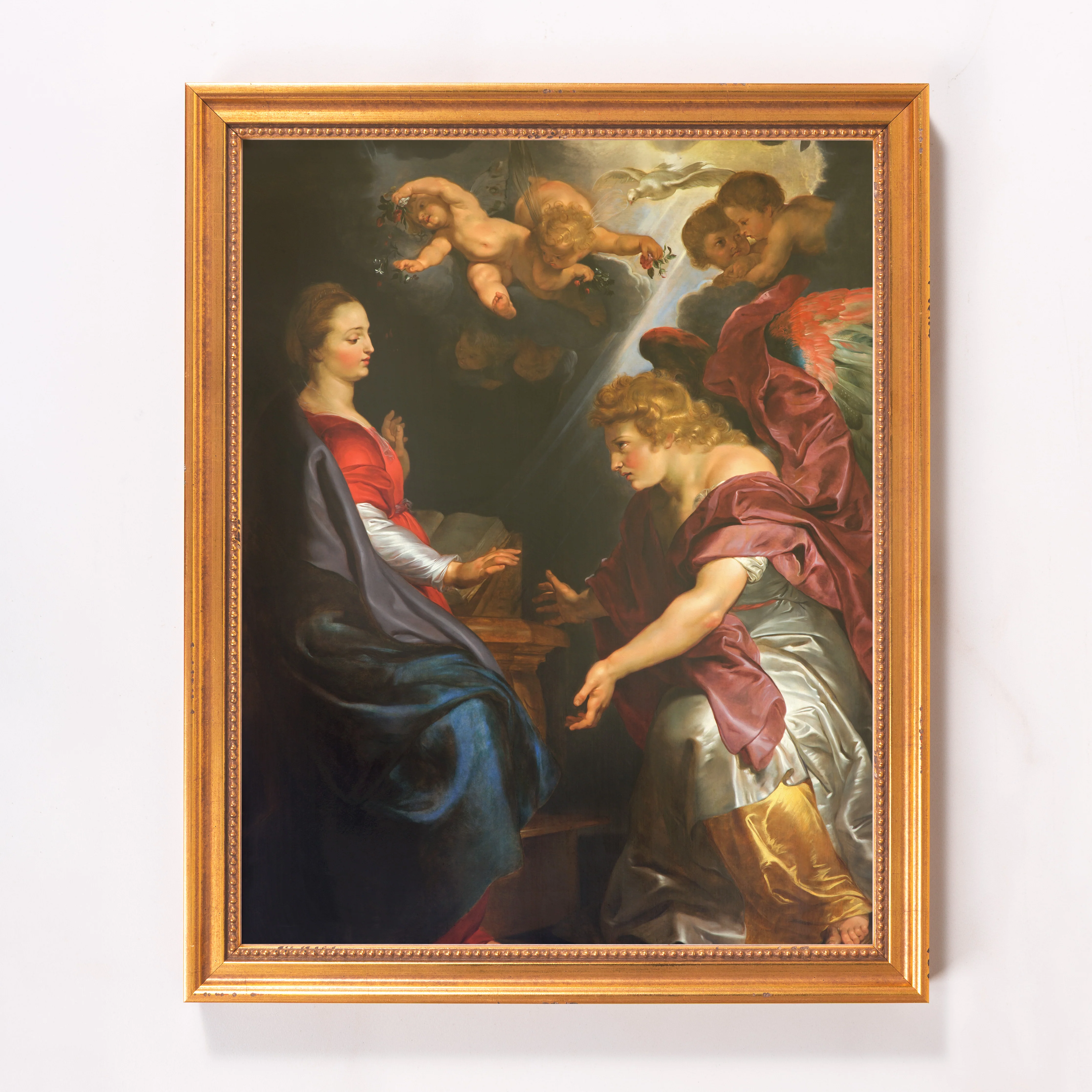 Ruben's The Annunciation Framed Canvas - Sacred Classics Collection - Image 7