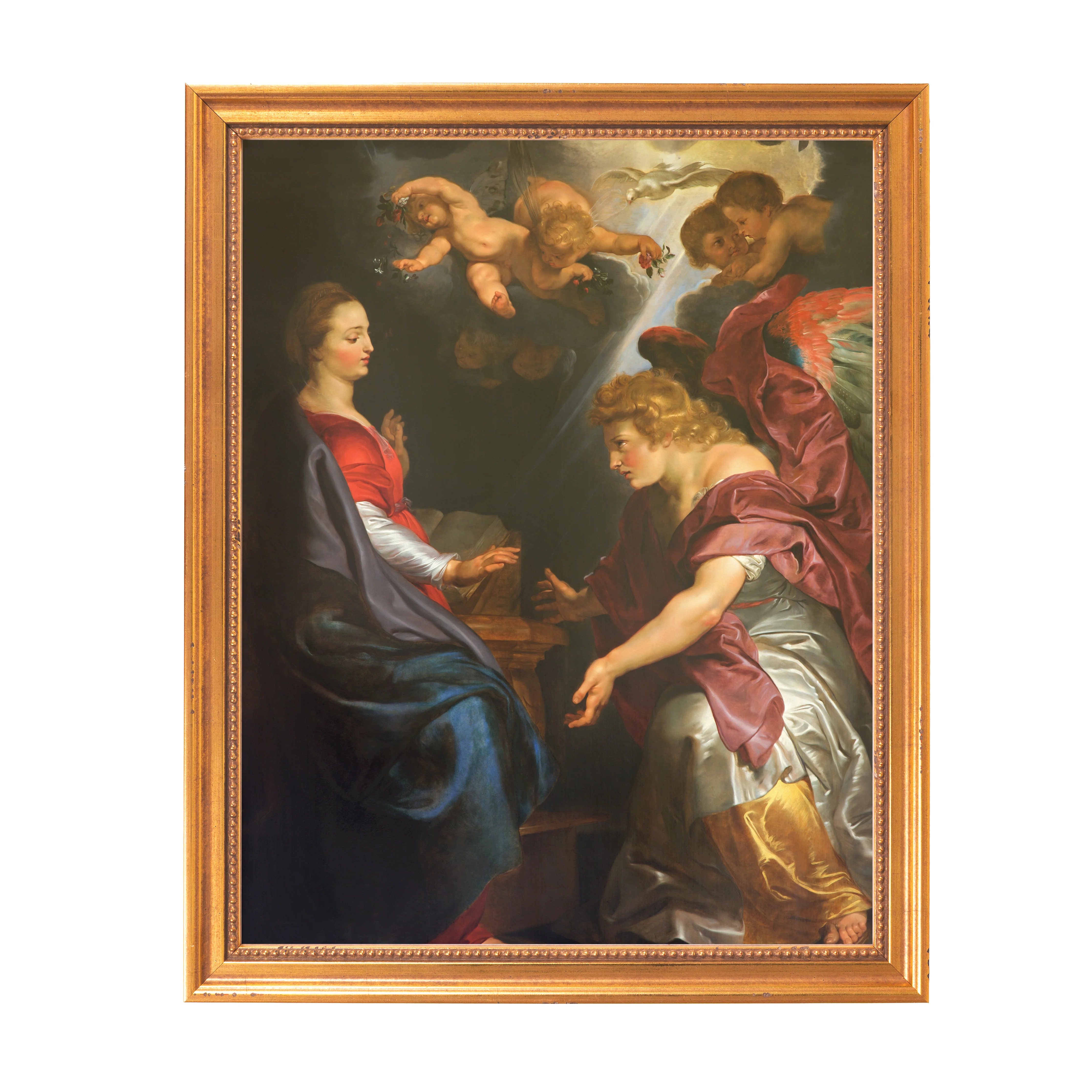 Ruben's The Annunciation Framed Canvas - Sacred Classics Collection - Image 8