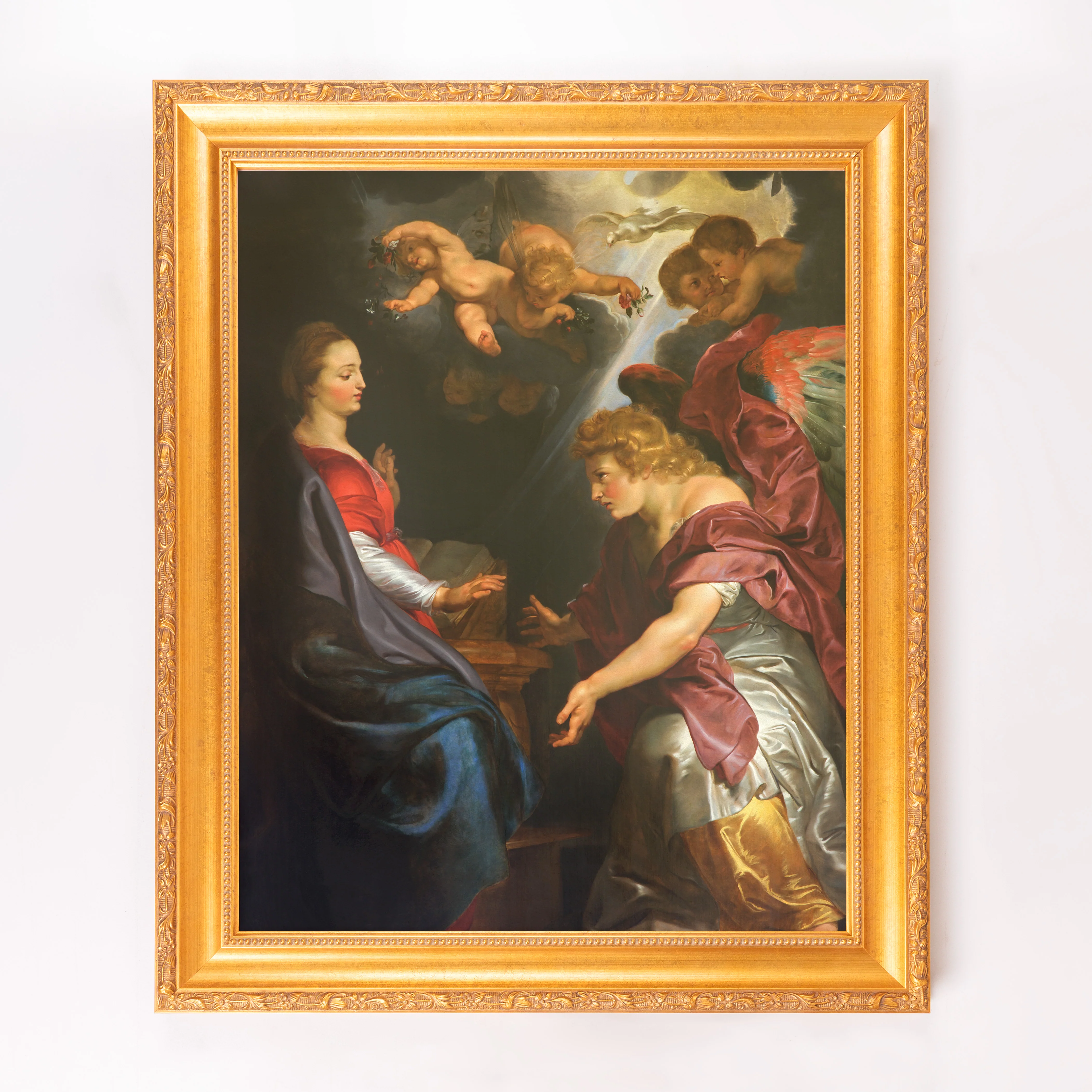 Ruben's The Annunciation Framed Canvas - Sacred Signature Collection - Image 7