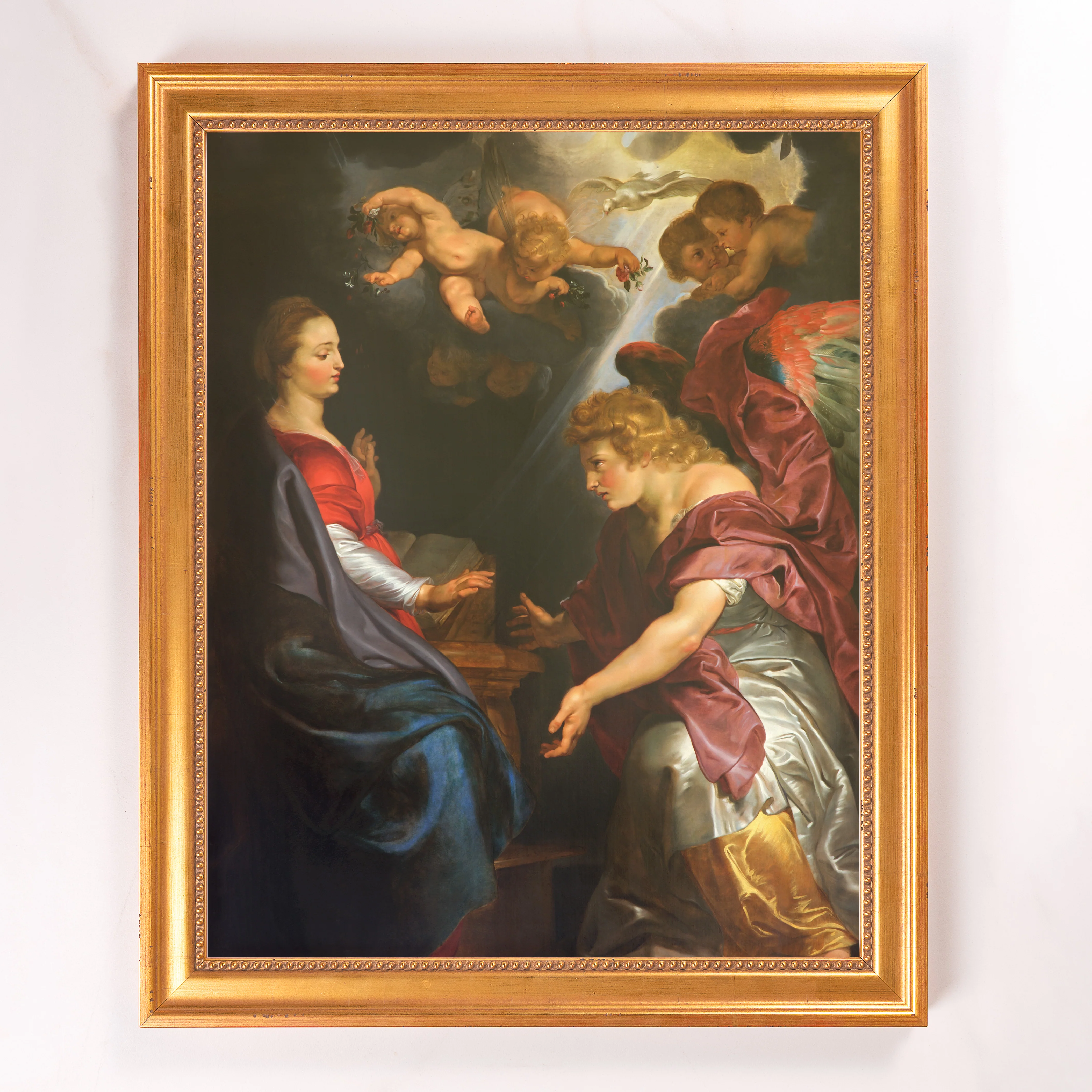 Ruben's The Annunciation Framed Canvas - Sacred Signature Collection - Image 9