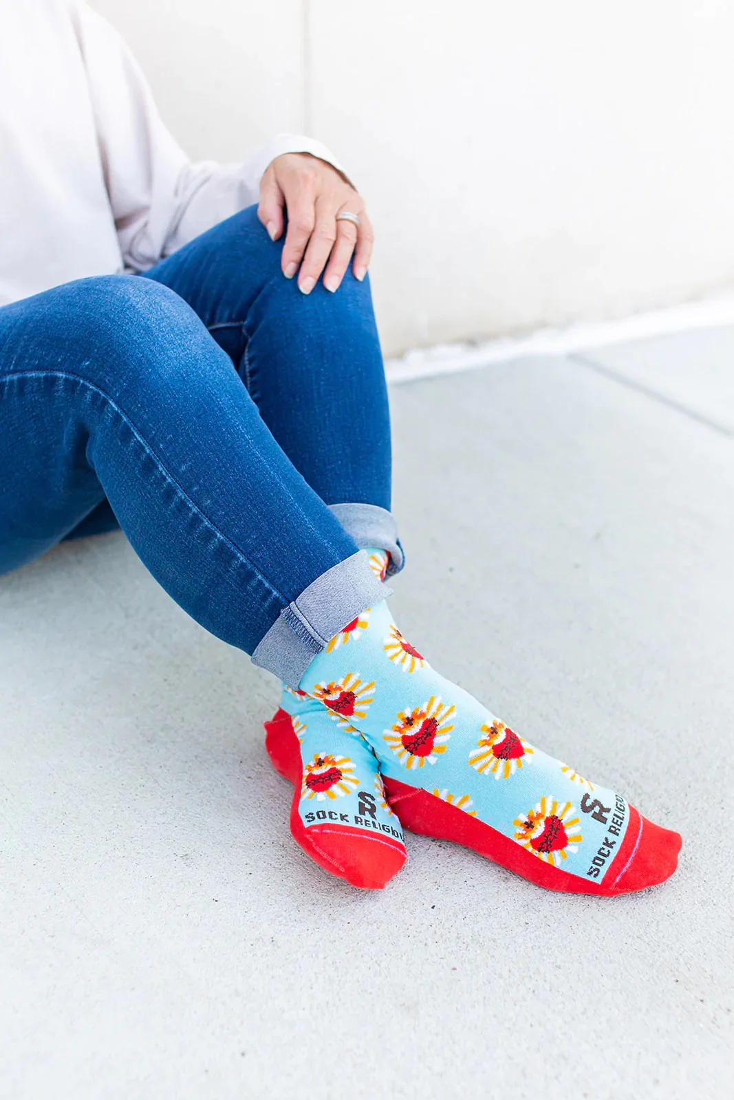 Sacred Heart Adult Socks - Image 2