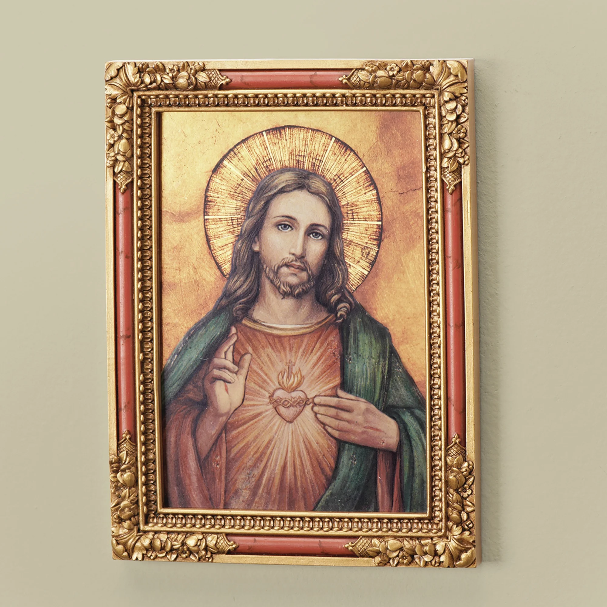 Sacred Heart Framed Wall Plaque - Image 2