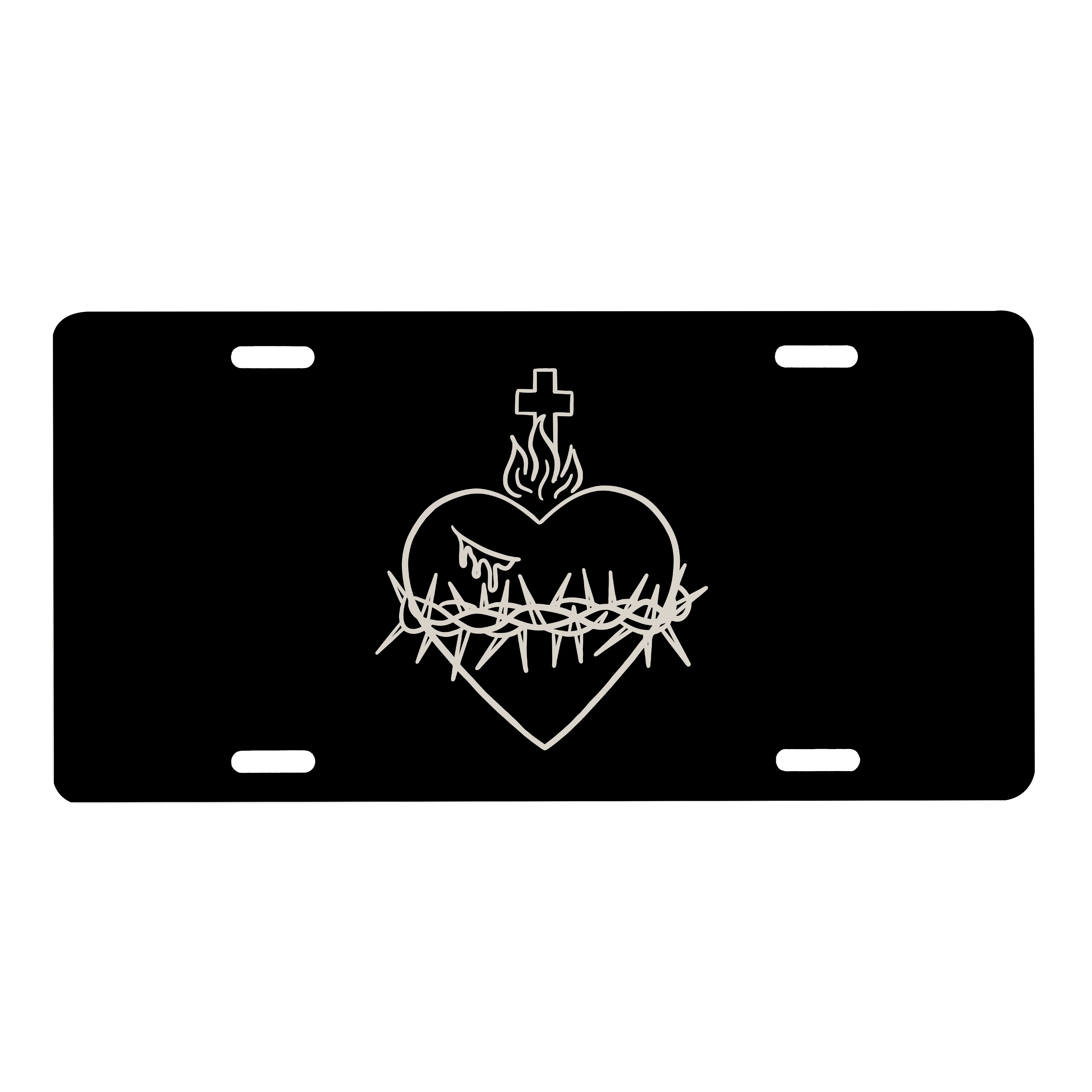 Sacred Heart License Plate