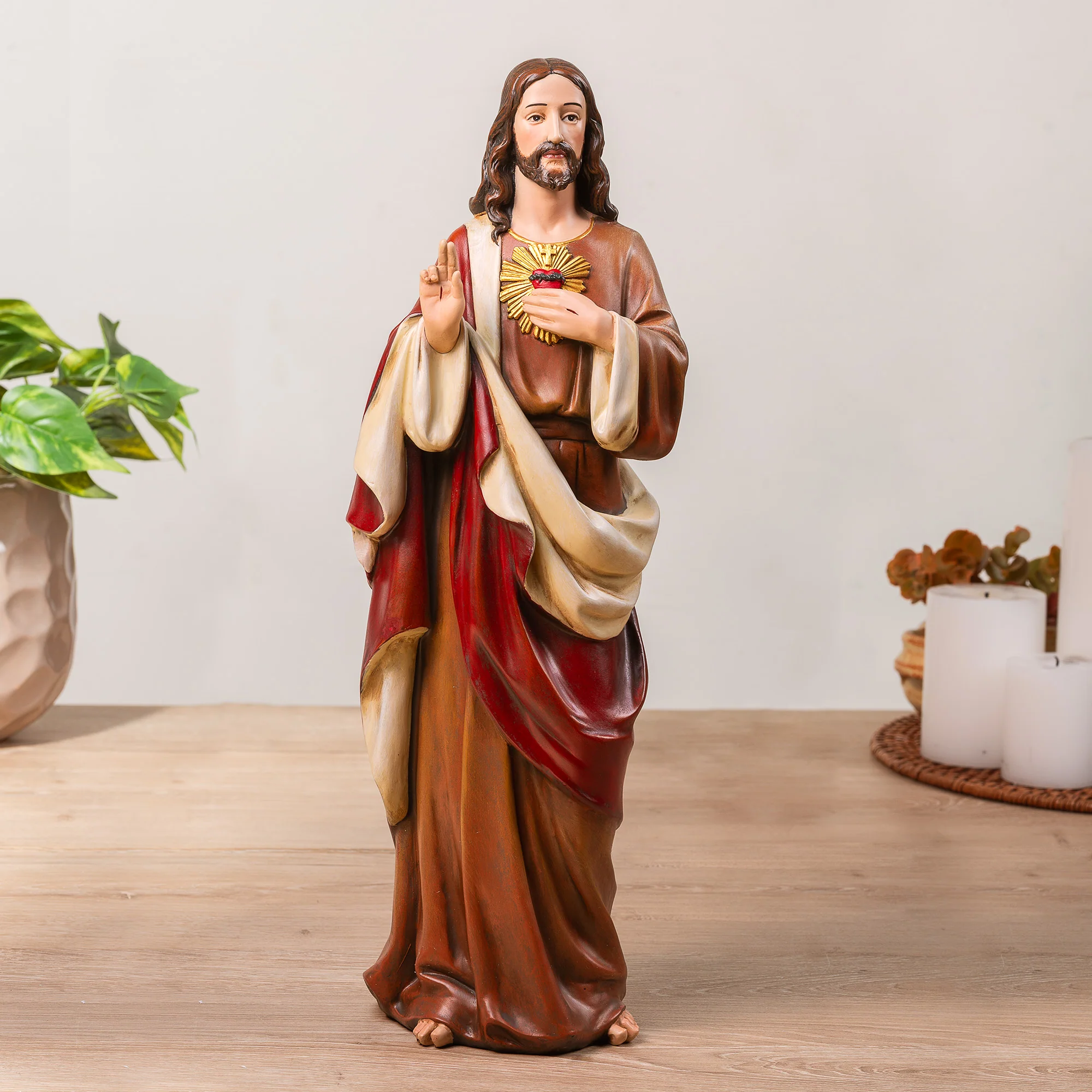 Sacred Heart of Jesus 18" Statue