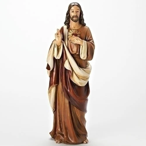 Sacred Heart of Jesus 18" Statue - Image 2