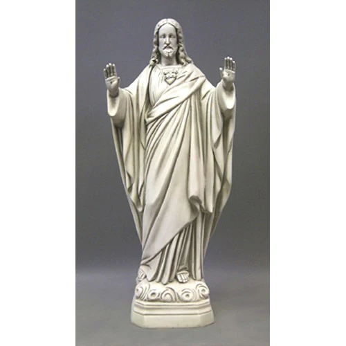 Sacred Heart of Jesus Blessing Statue - 26"