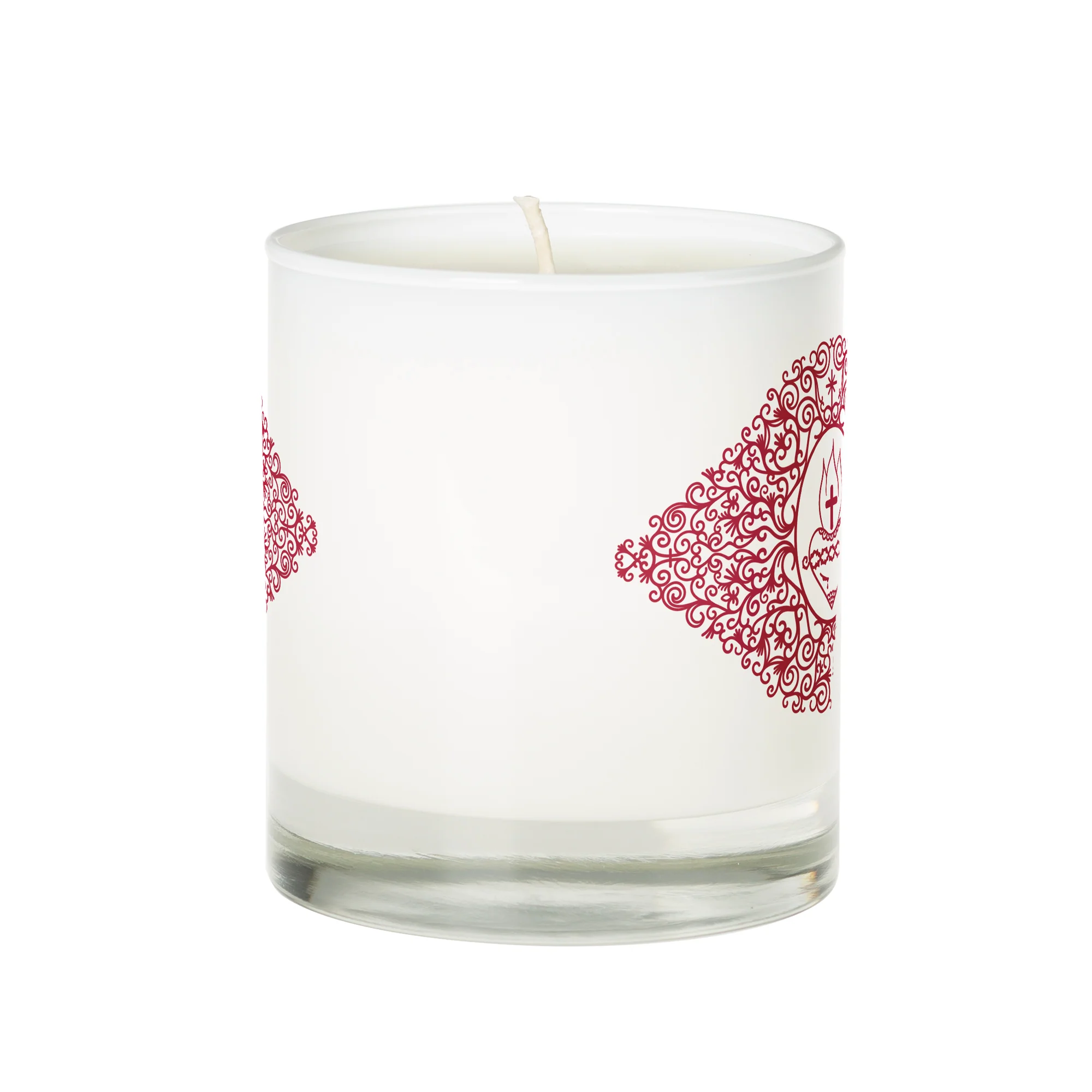 Sacred Heart of Jesus Filigree Candle - Image 3